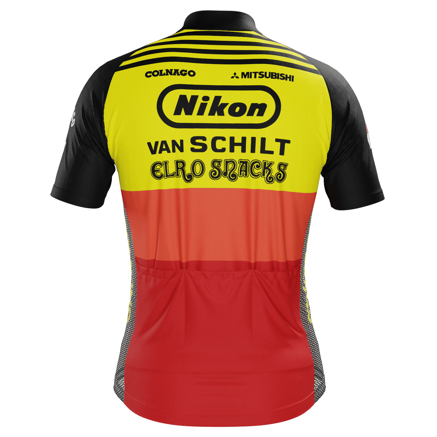 Men's Van Schilt Retro Short Sleeve Cycling Jersey