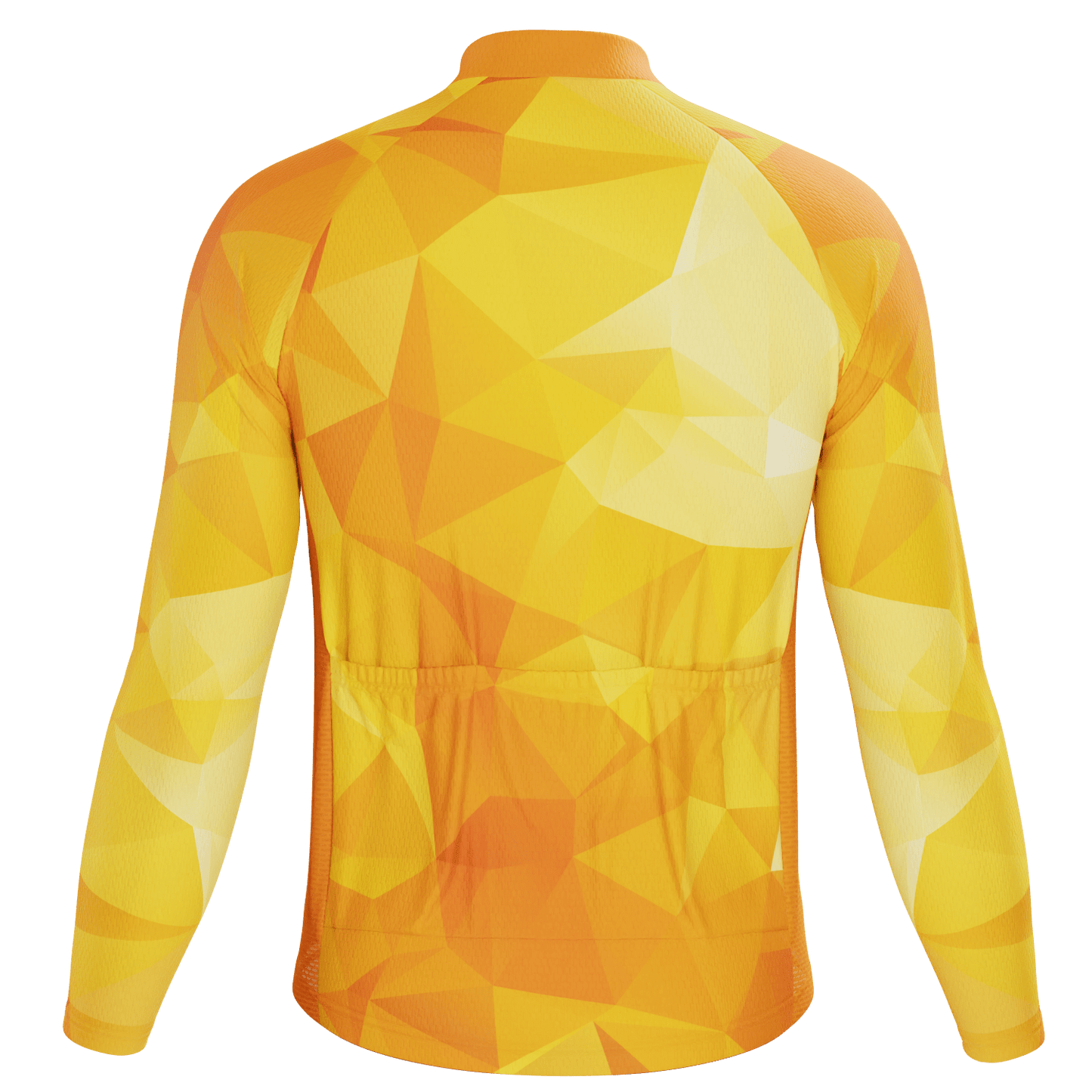 Men's High Viz Polygon Long Sleeve Cycling Jersey