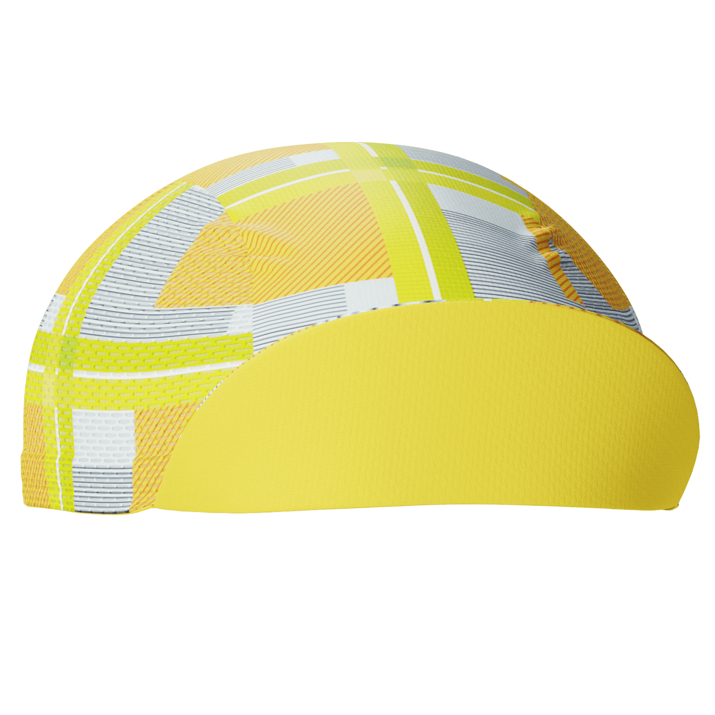 Unisex Criss-Crossed Tartan Quick Dry Cycling Cap