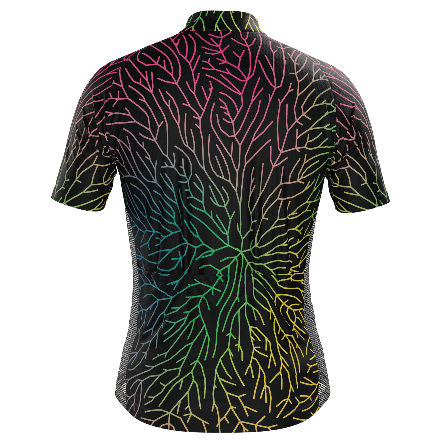 Men's Holographic Branches Short Sleeve Cycling Jersey