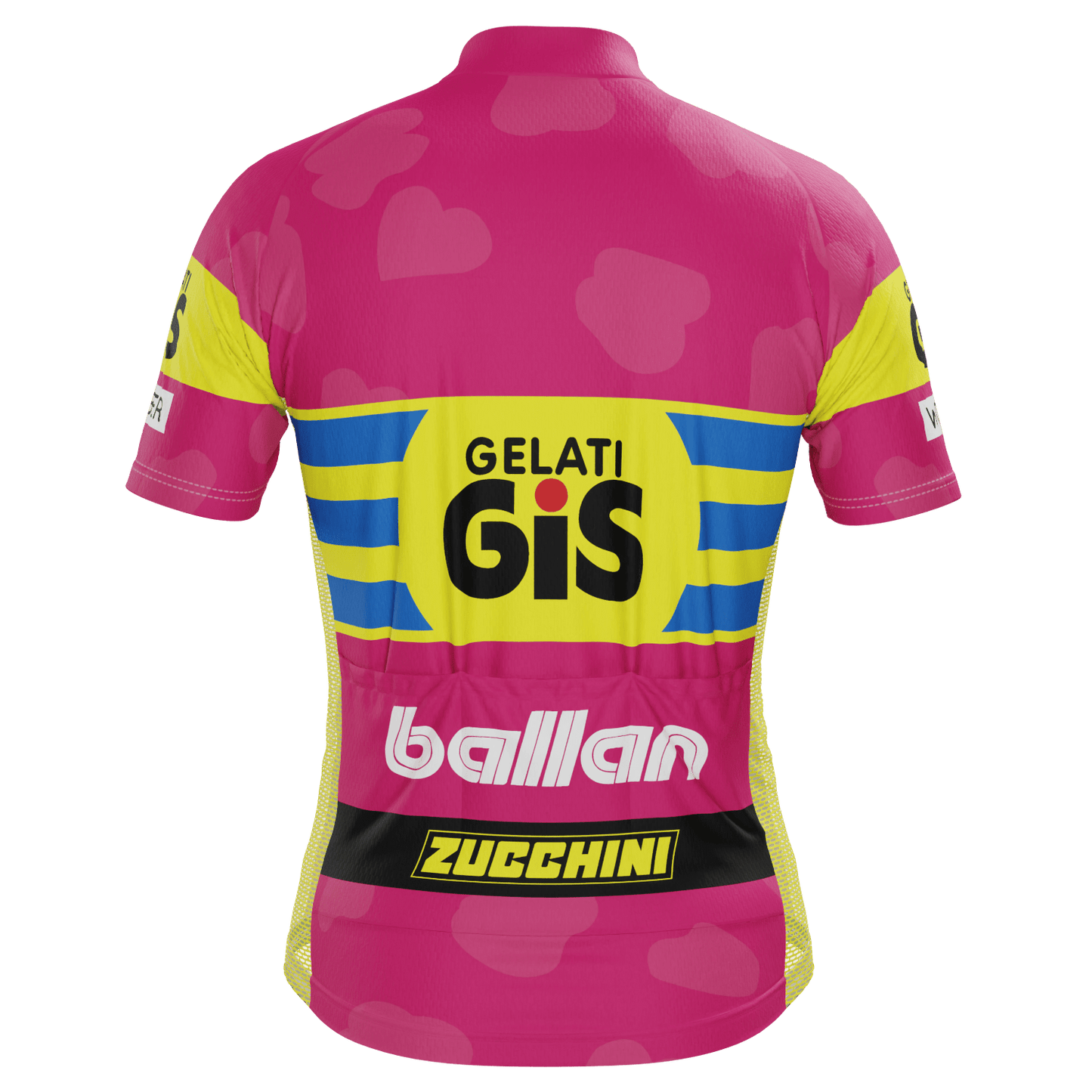 Men's Retro Ice Cream Short Sleeve Cycling Jersey