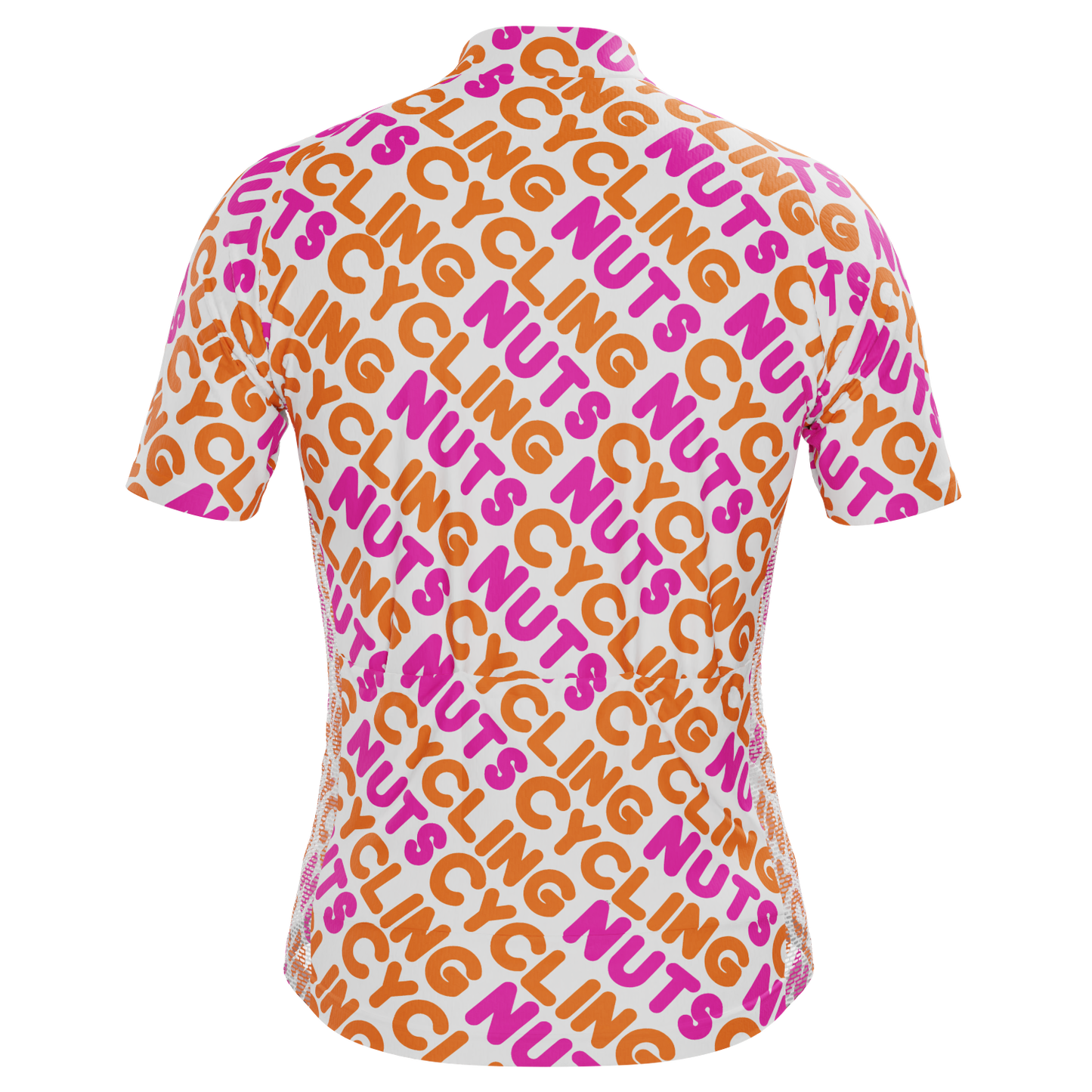 Men's Cycling Nuts Lettering Short Sleeve Cycling Jersey