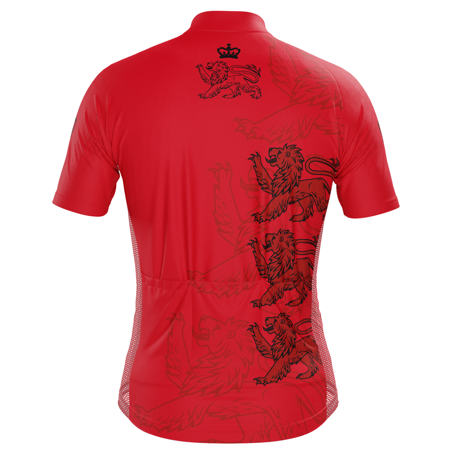 Men's England Three Lions Short Sleeve Cycling Jersey