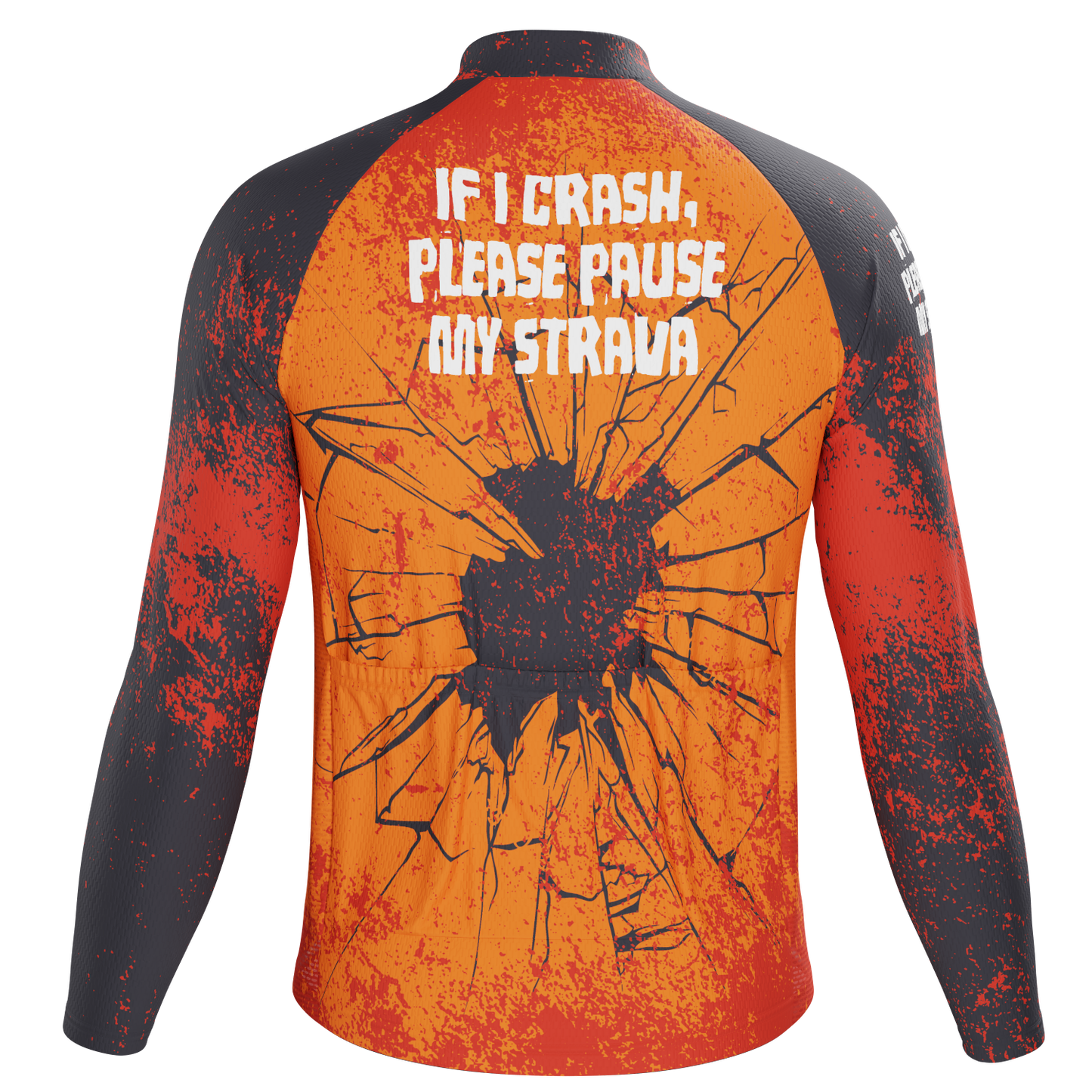 Men's Pause My Strava Long Sleeve Cycling Jersey