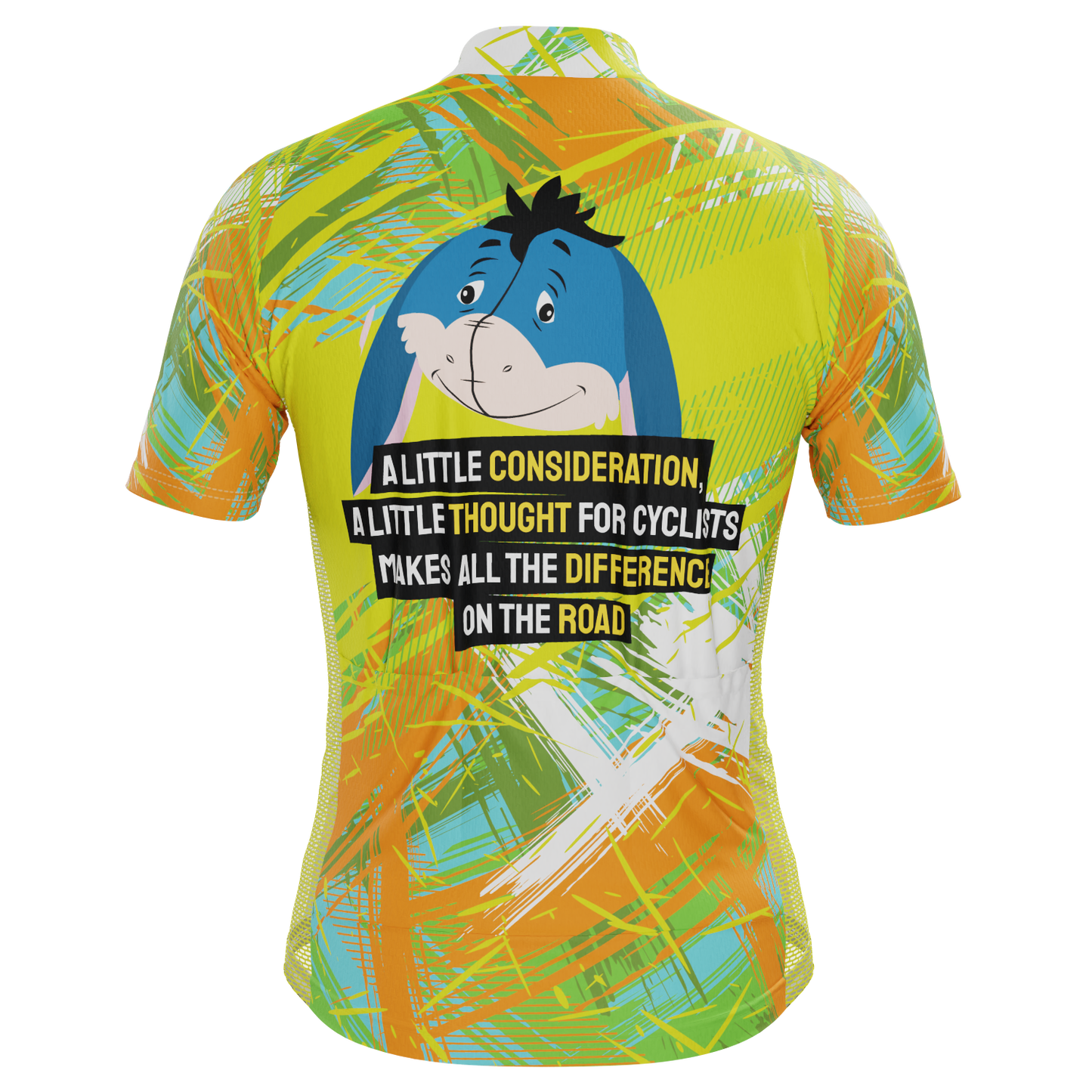 Men's Eeyore On The Road Short Sleeve Cycling Jersey