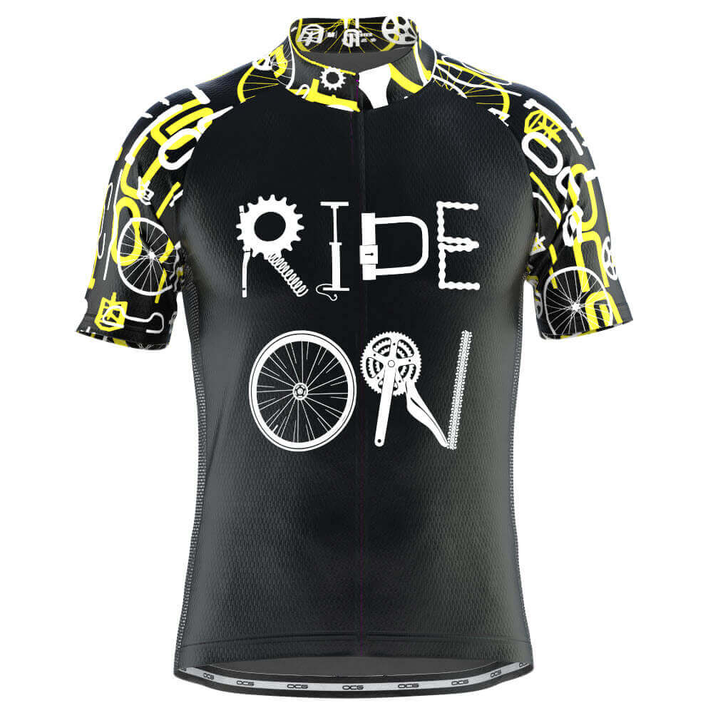 Men's Ride On Short Sleeve Cycling Jersey