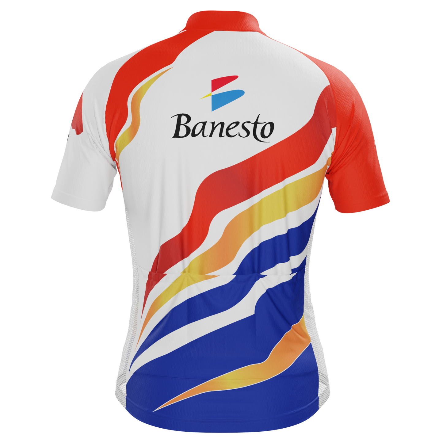 Men's Banesto Retro 1990 Short Sleeve Cycling Jersey