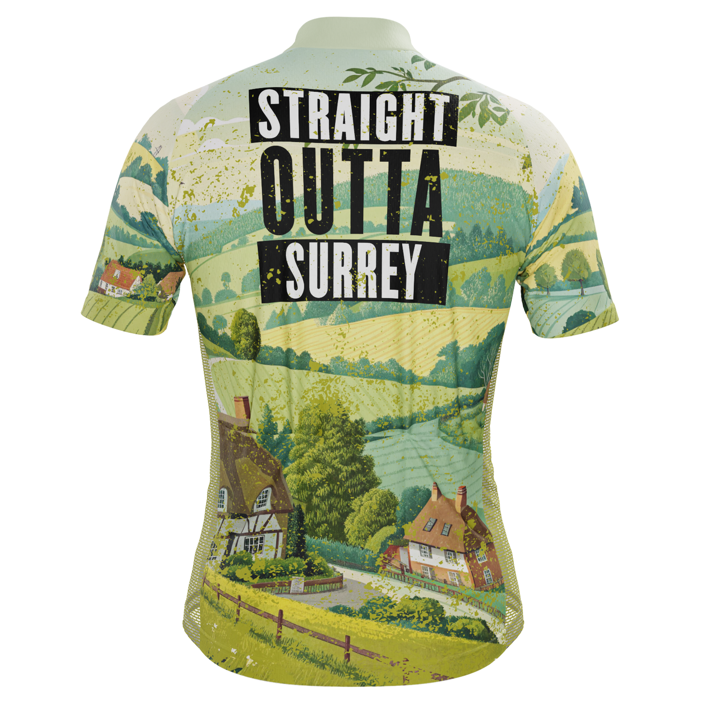 Men's Straight Outta Surrey Short Sleeve Cycling Jersey