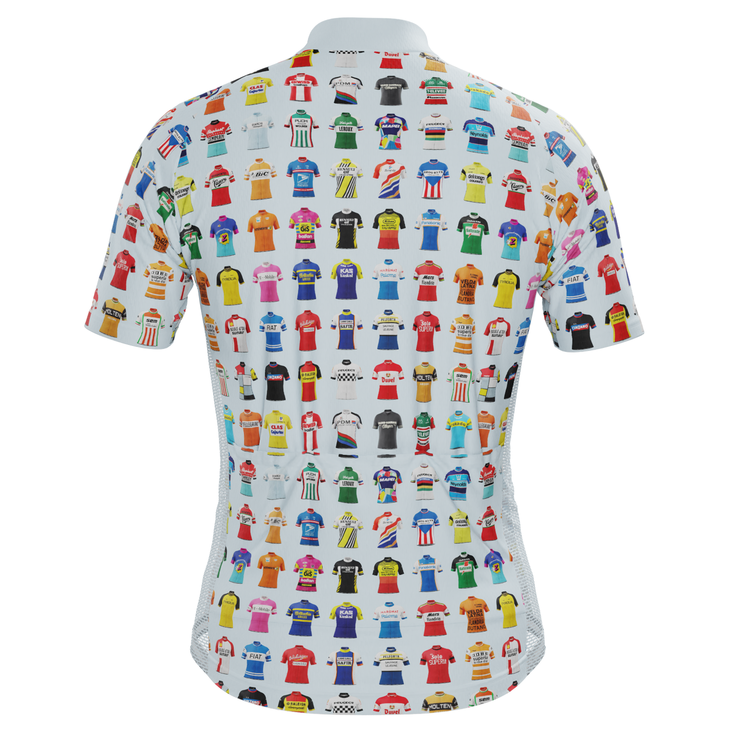 Men's Vintage Cycling Teams Short Sleeve Cycling Jersey