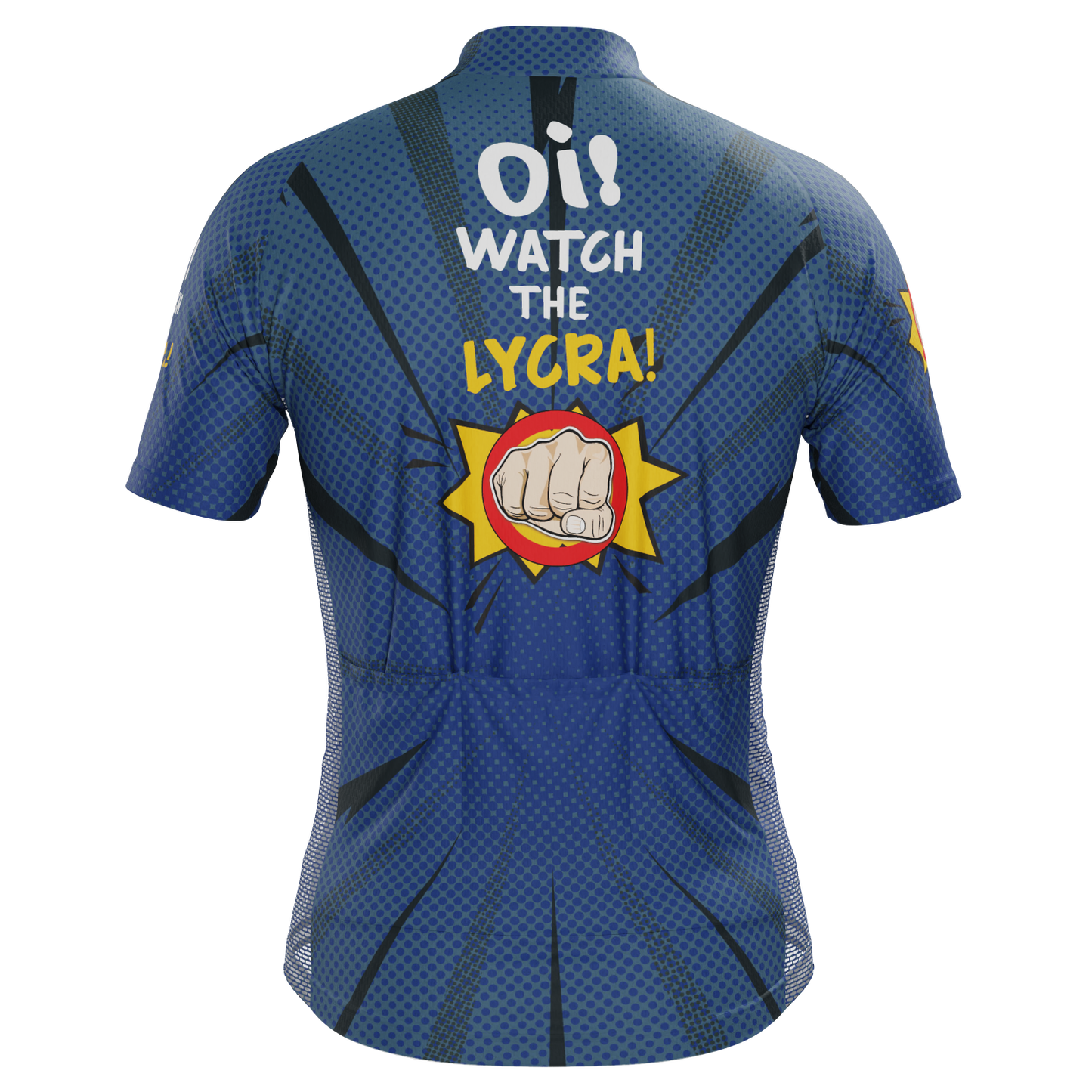 Men's Oi! Watch the Lycra! Short Sleeve Cycling Jersey