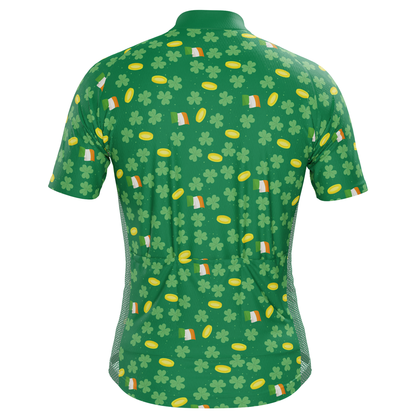 Men's Saint Patrick's Coins Short Sleeve Cycling Jersey