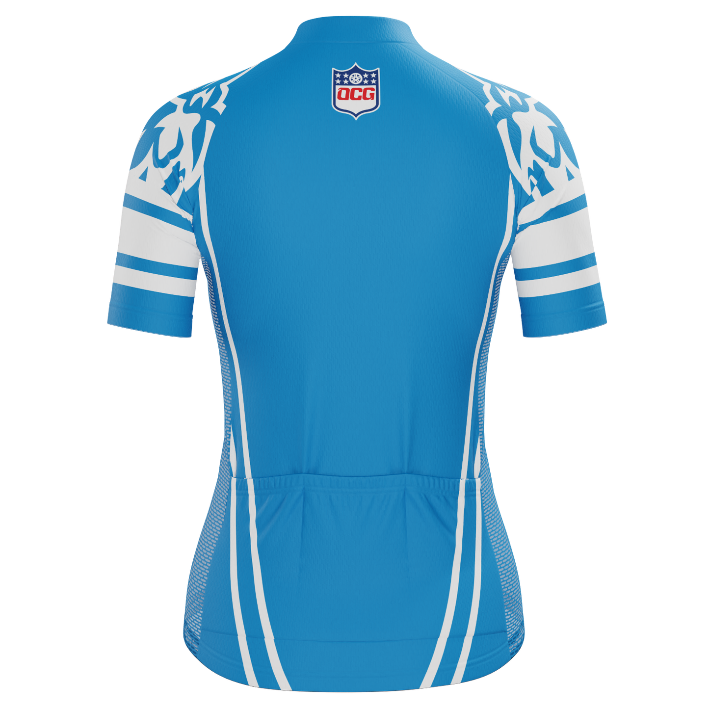 Women's Detroit Football Short Sleeve Cycling Jersey