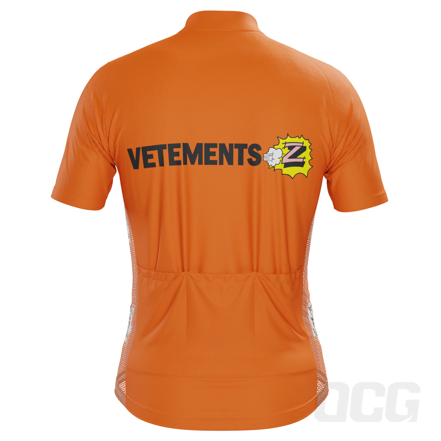 Men's Retro Vetements Team Z Short Sleeve Cycling Jersey