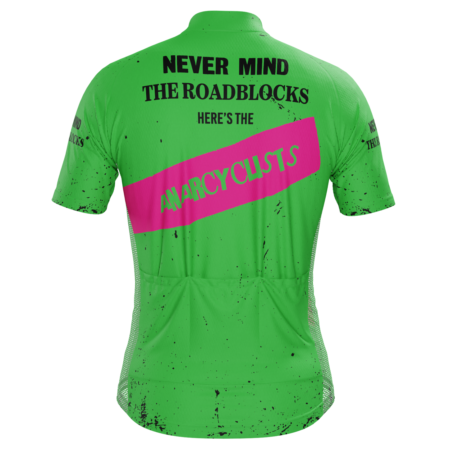 Men's Never Mind The Roadblocks Short Sleeve Cycling Jersey