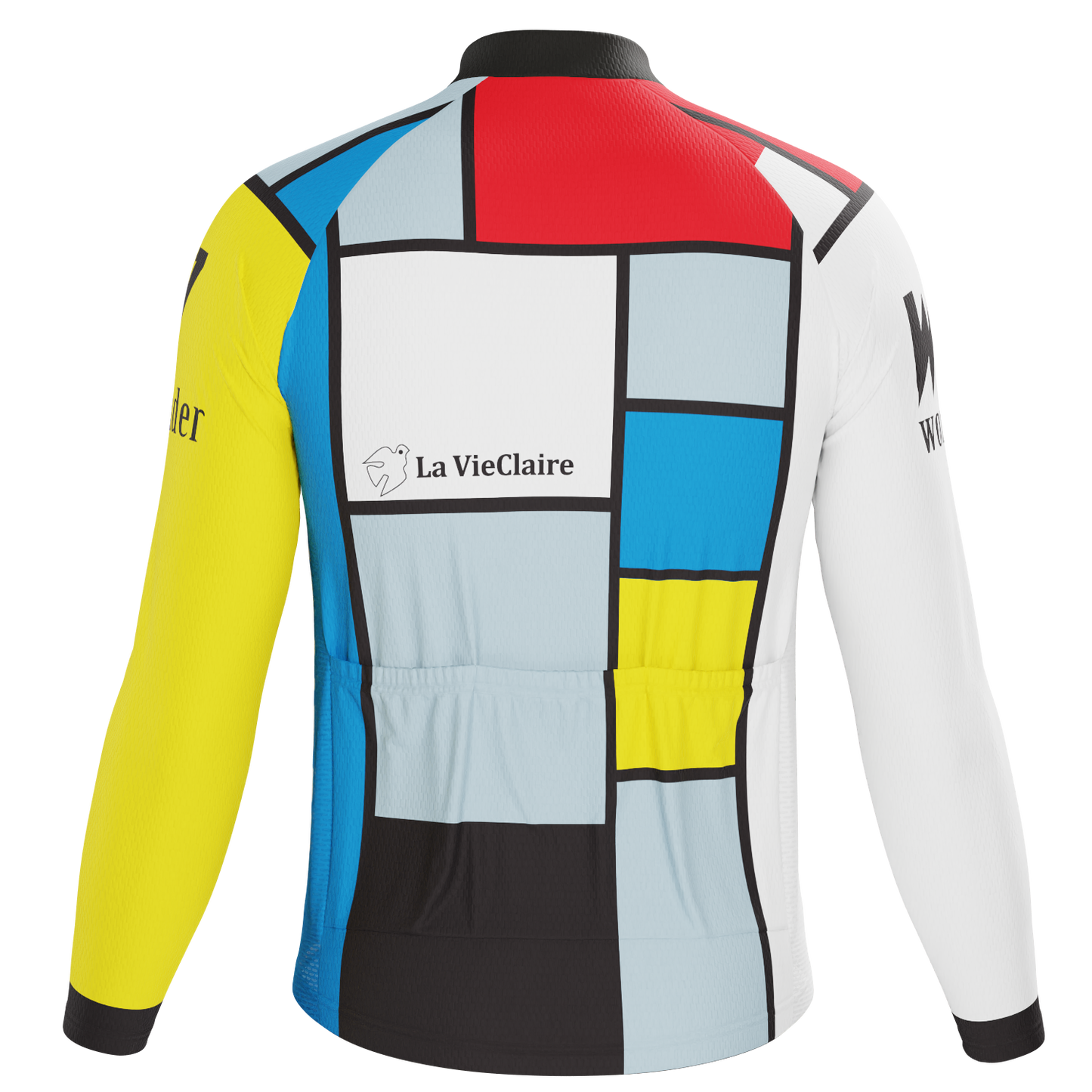 Men's Retro La Vie En Claire Long Sleeve Cycling Jersey
