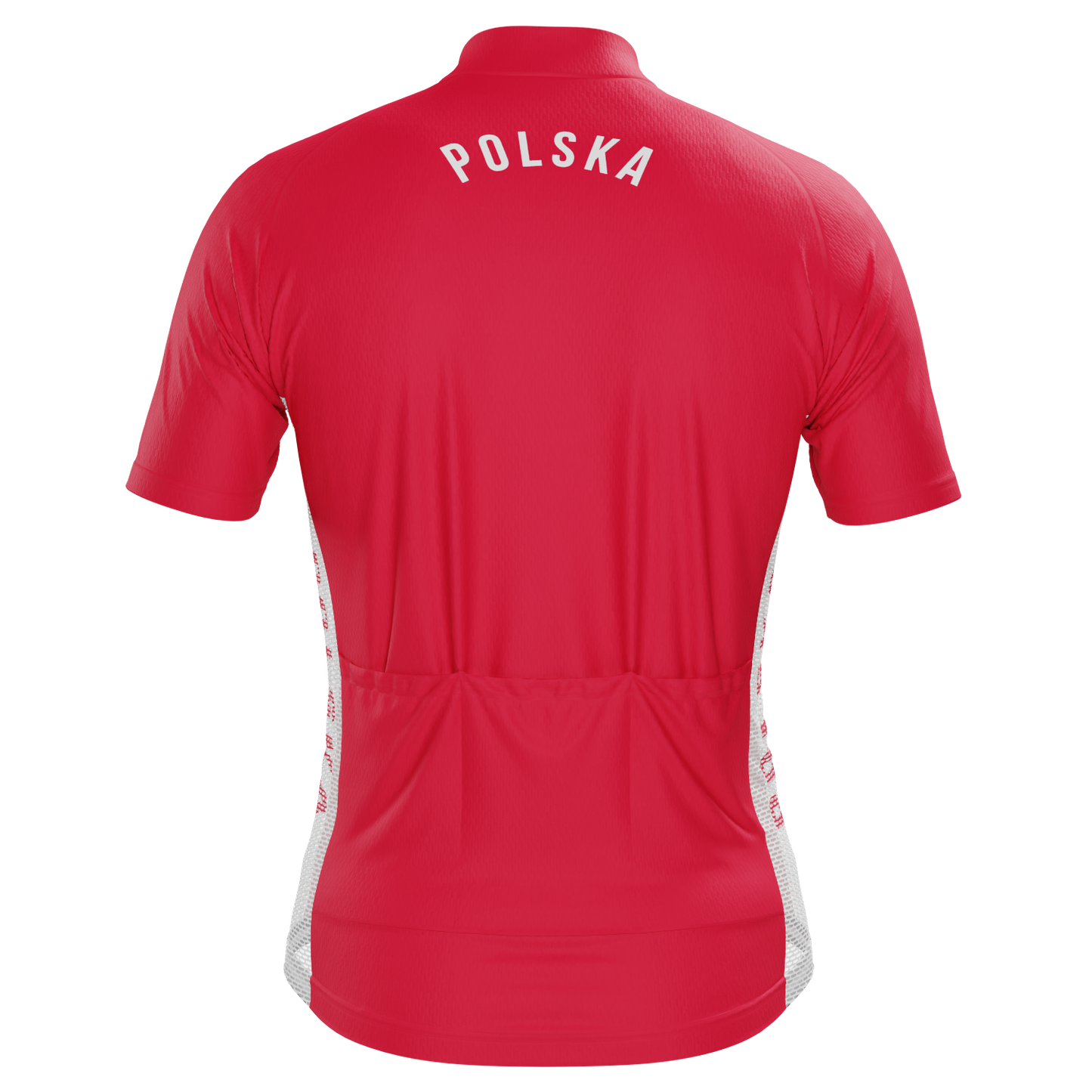 Men's Poland Polska National Flag Short Sleeve Cycling Jersey