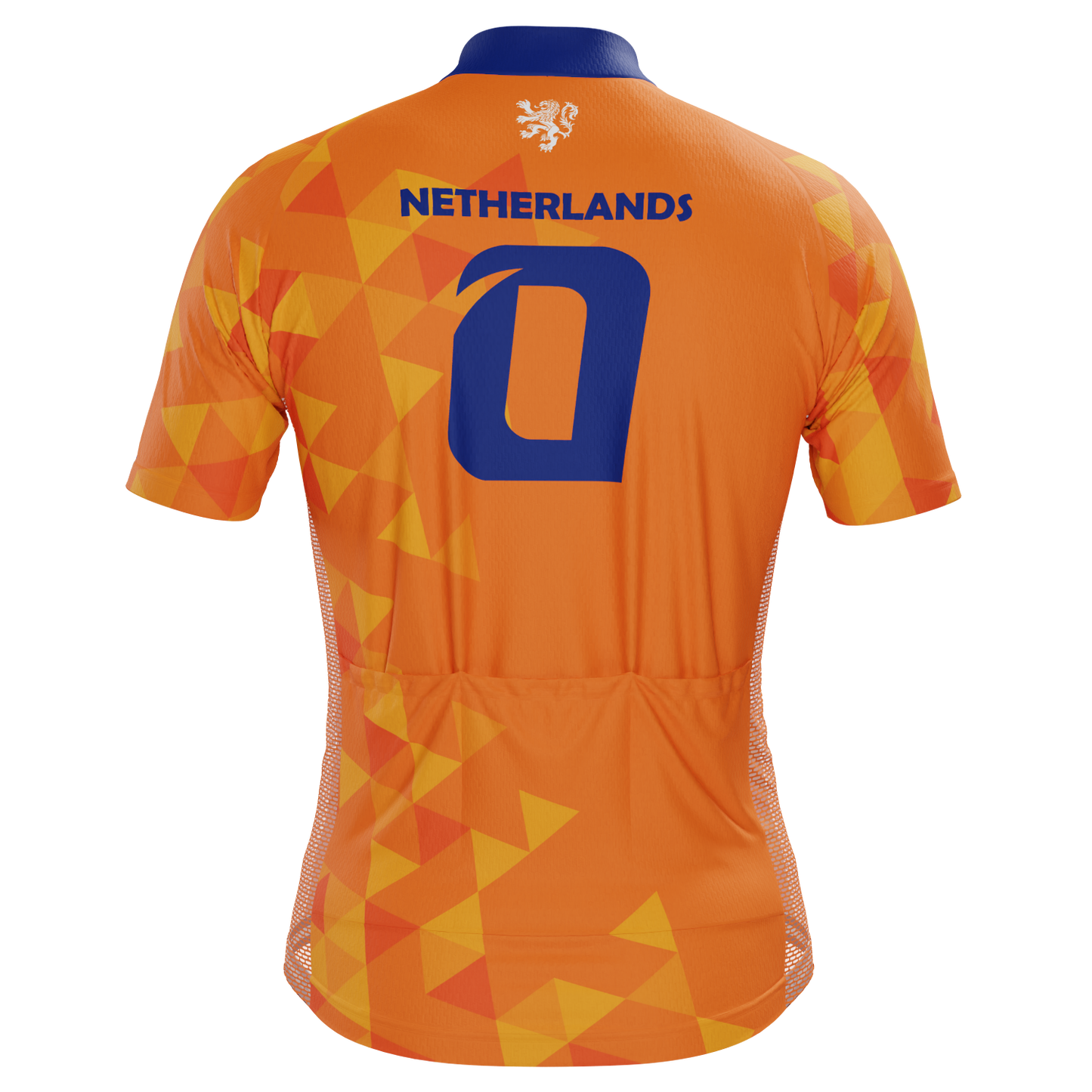 Men's Netherlands Soccer Short Sleeve Cycling Jersey