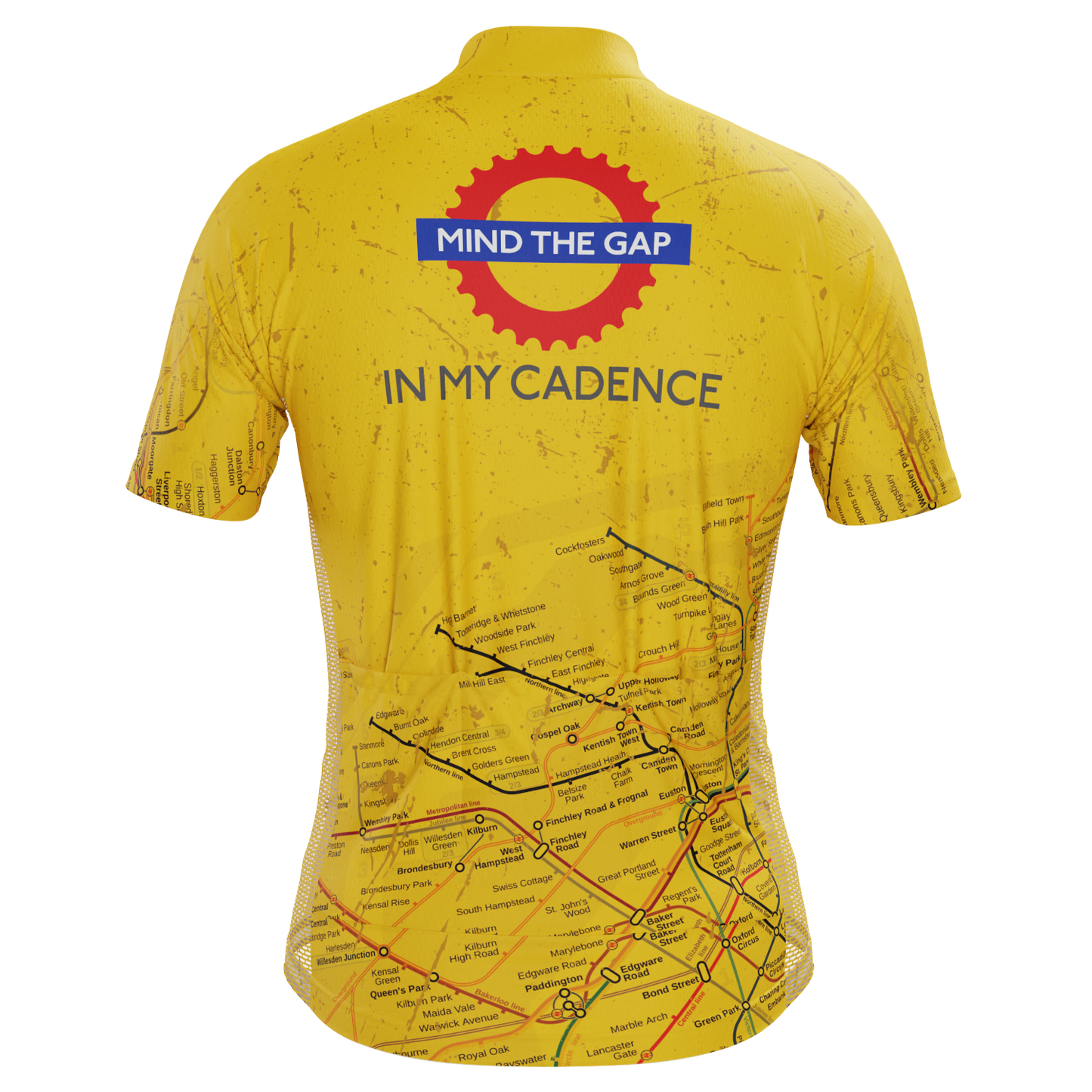 Men's Mind the Gap in My Cadence Short Sleeve Cycling Jersey