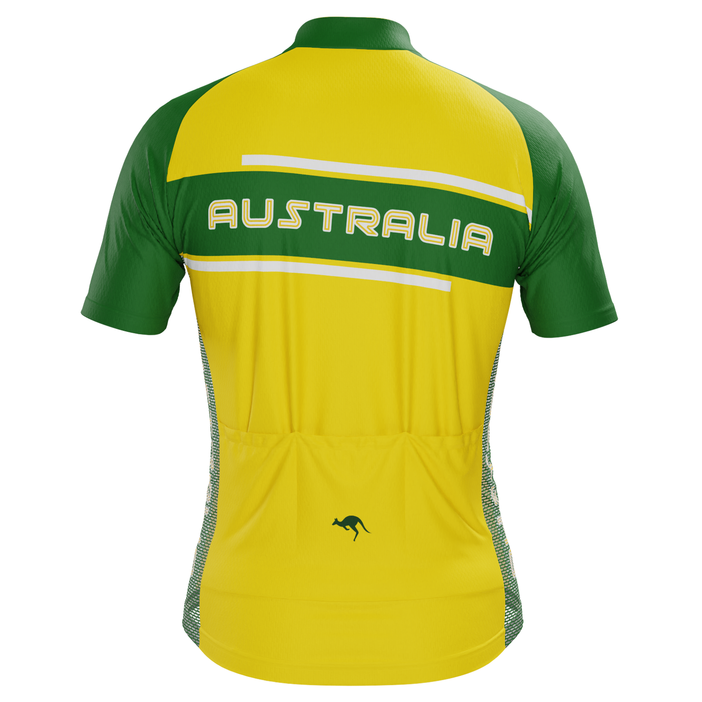 Men's Australia Boxing Kangaroo Short Sleeve Cycling Jersey