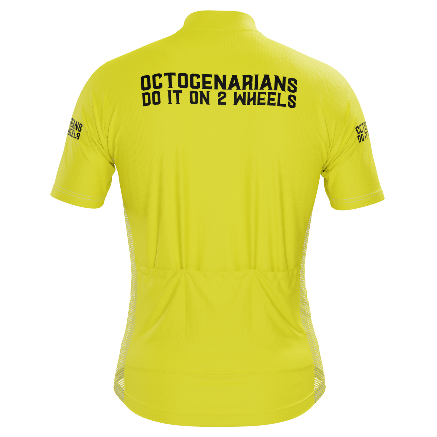 Men's High Viz Octogenarian Short Sleeve Cycling Jersey