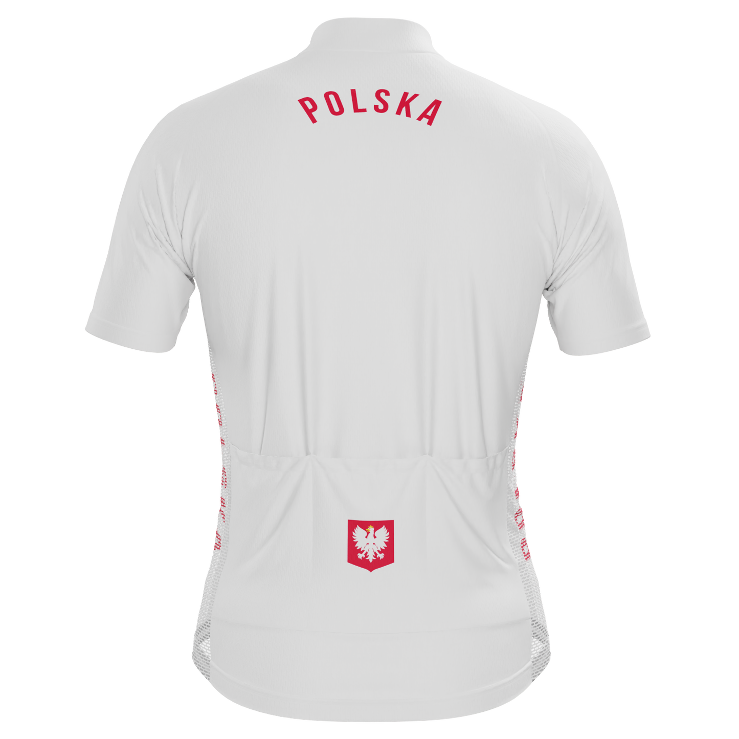Men's Poland Polska National Flag Short Sleeve Cycling Jersey