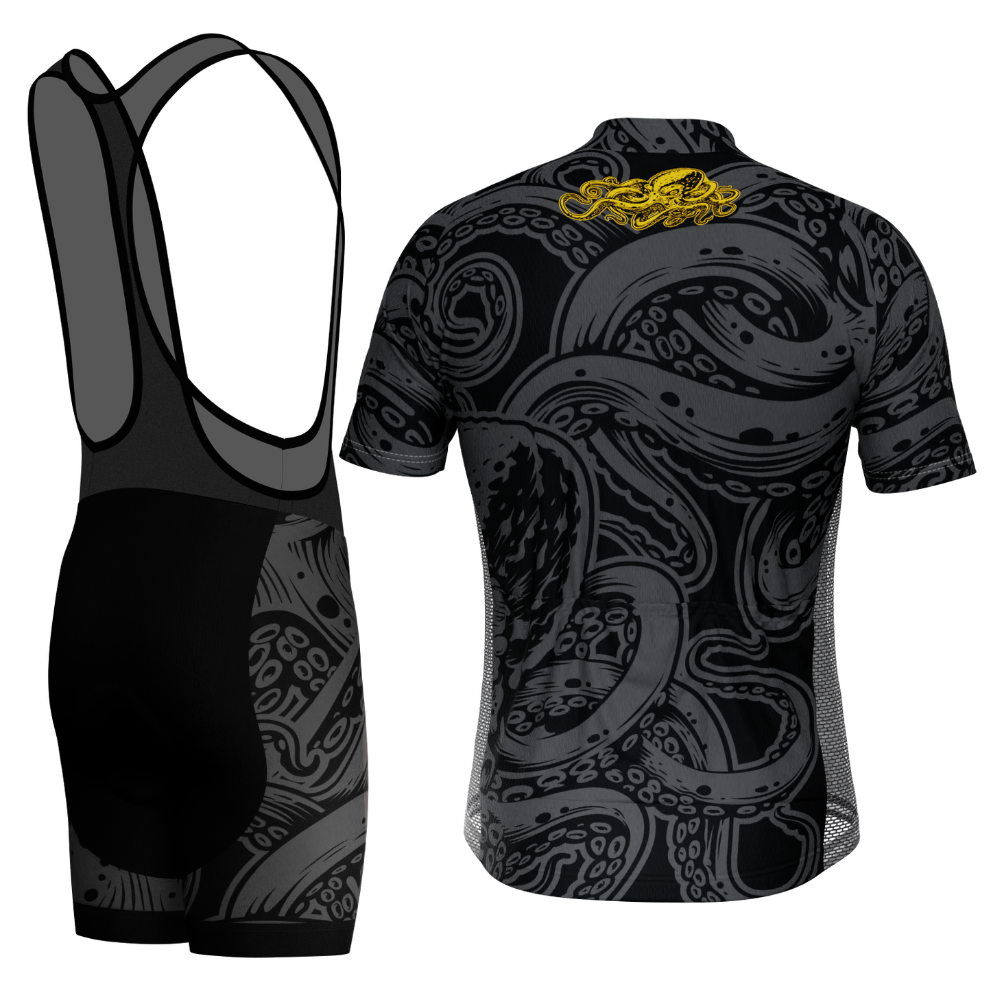Men's The Ink Octopus 2 Piece Cycling Kit
