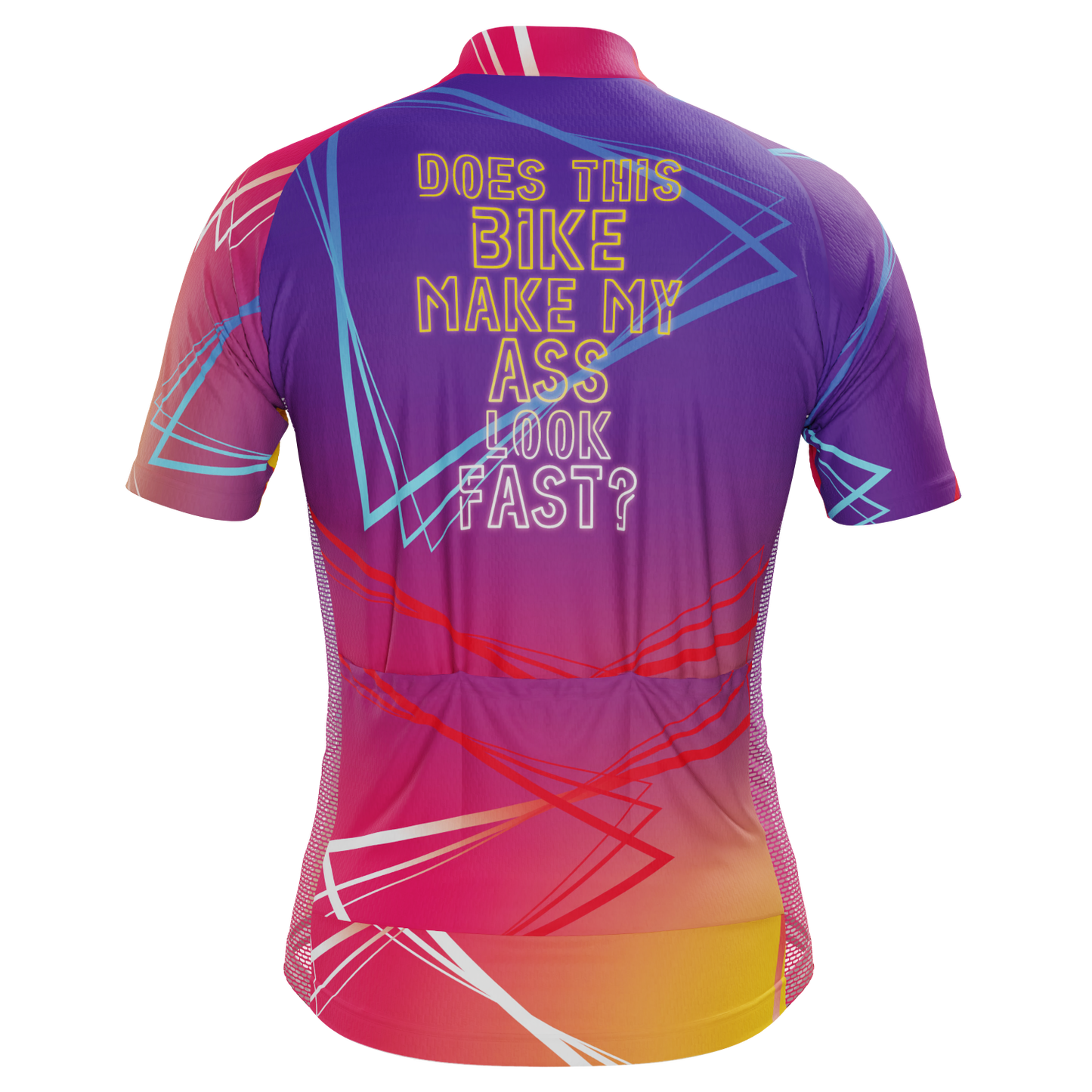 Men's Fast Ass Short Sleeve Cycling Jersey