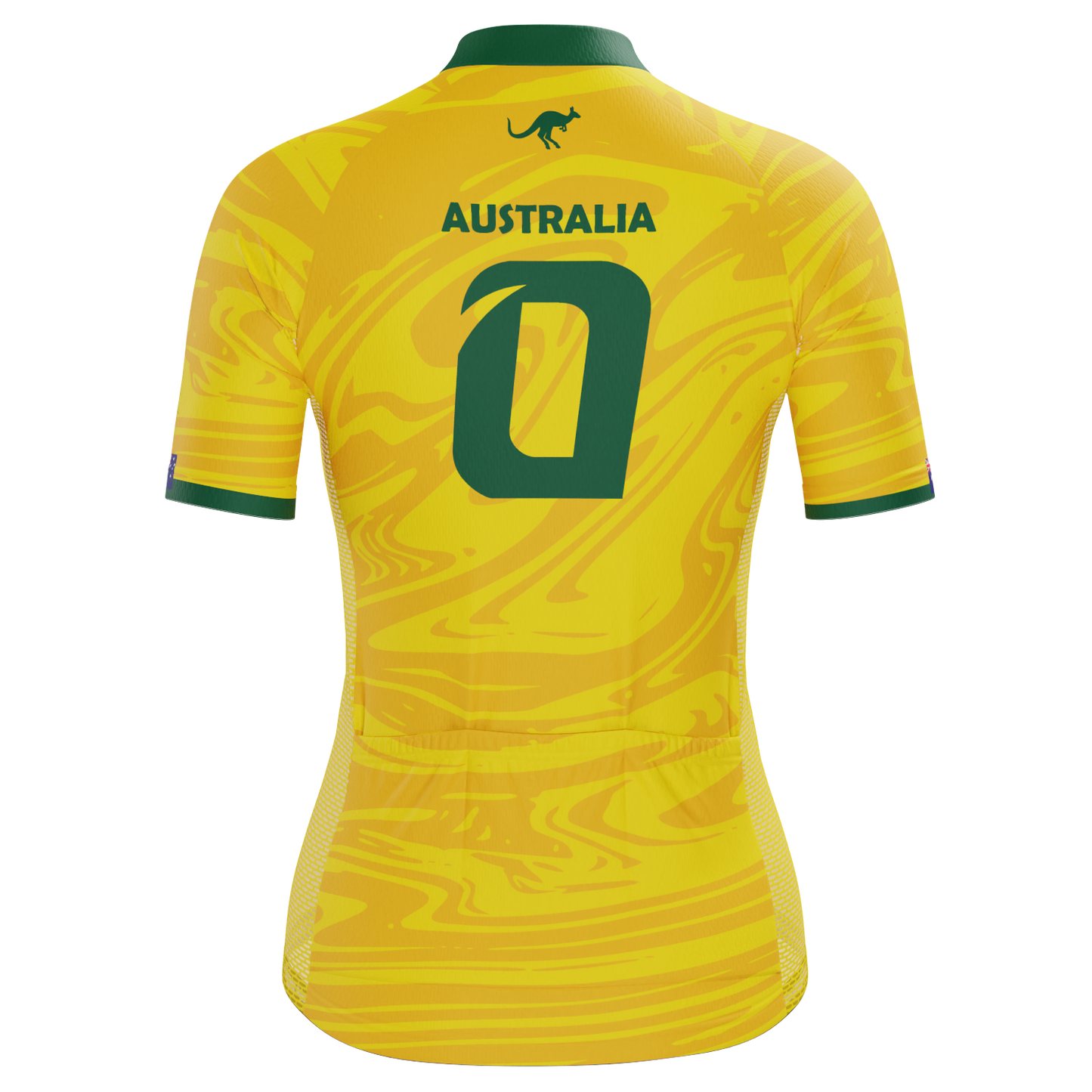 Women's Australia Soccer Short Sleeve Cycling Jersey