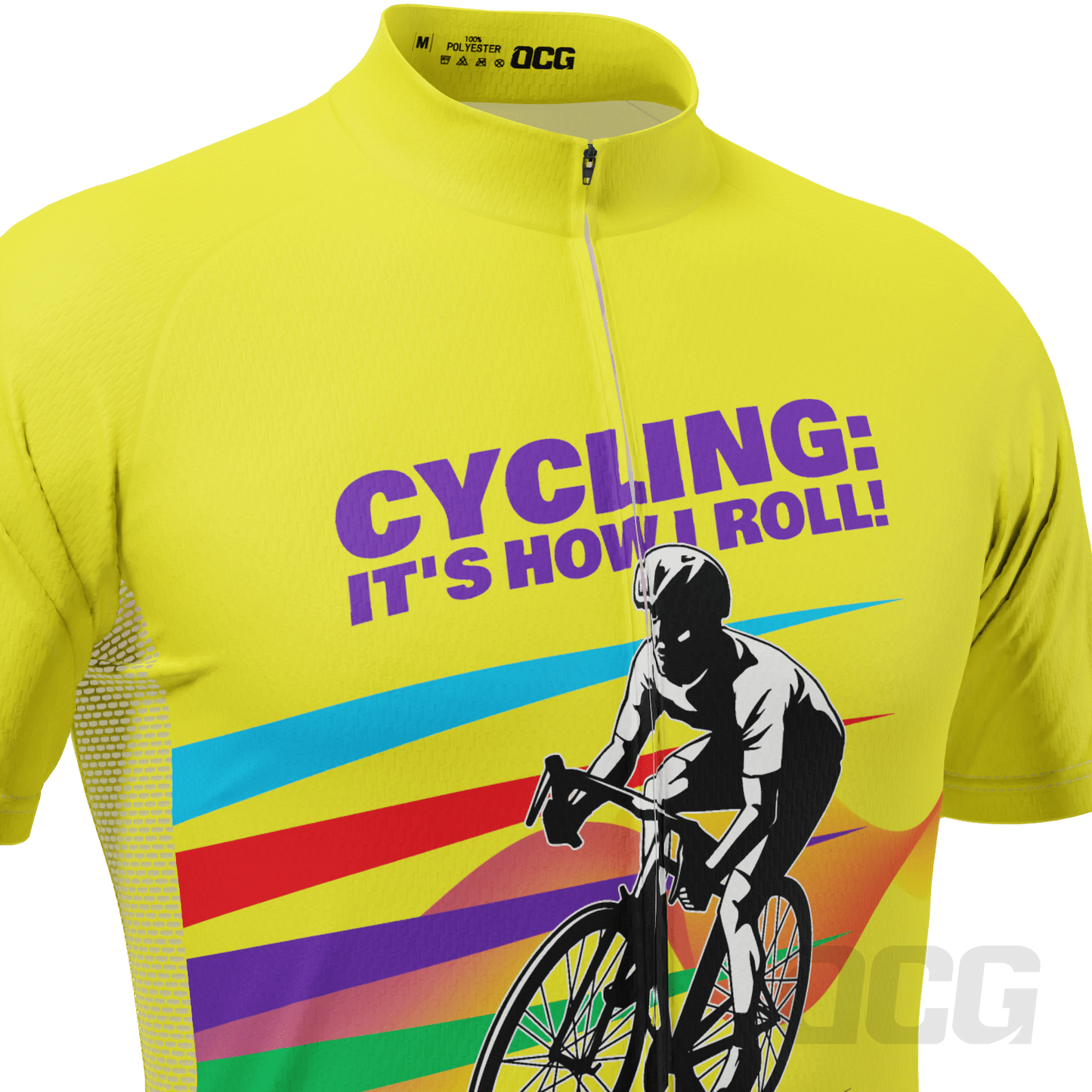 Men's Cycling: It's How I Roll! Short Sleeve Cycling Jersey