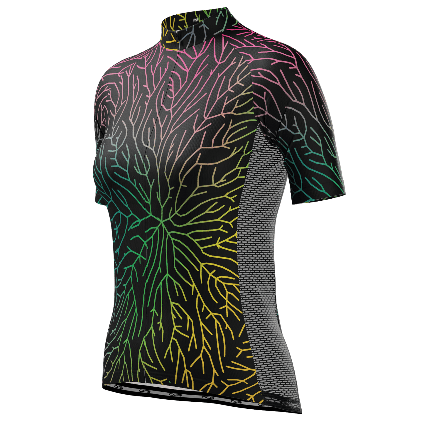 Women's Holographic Branches Short Sleeve Cycling Jersey