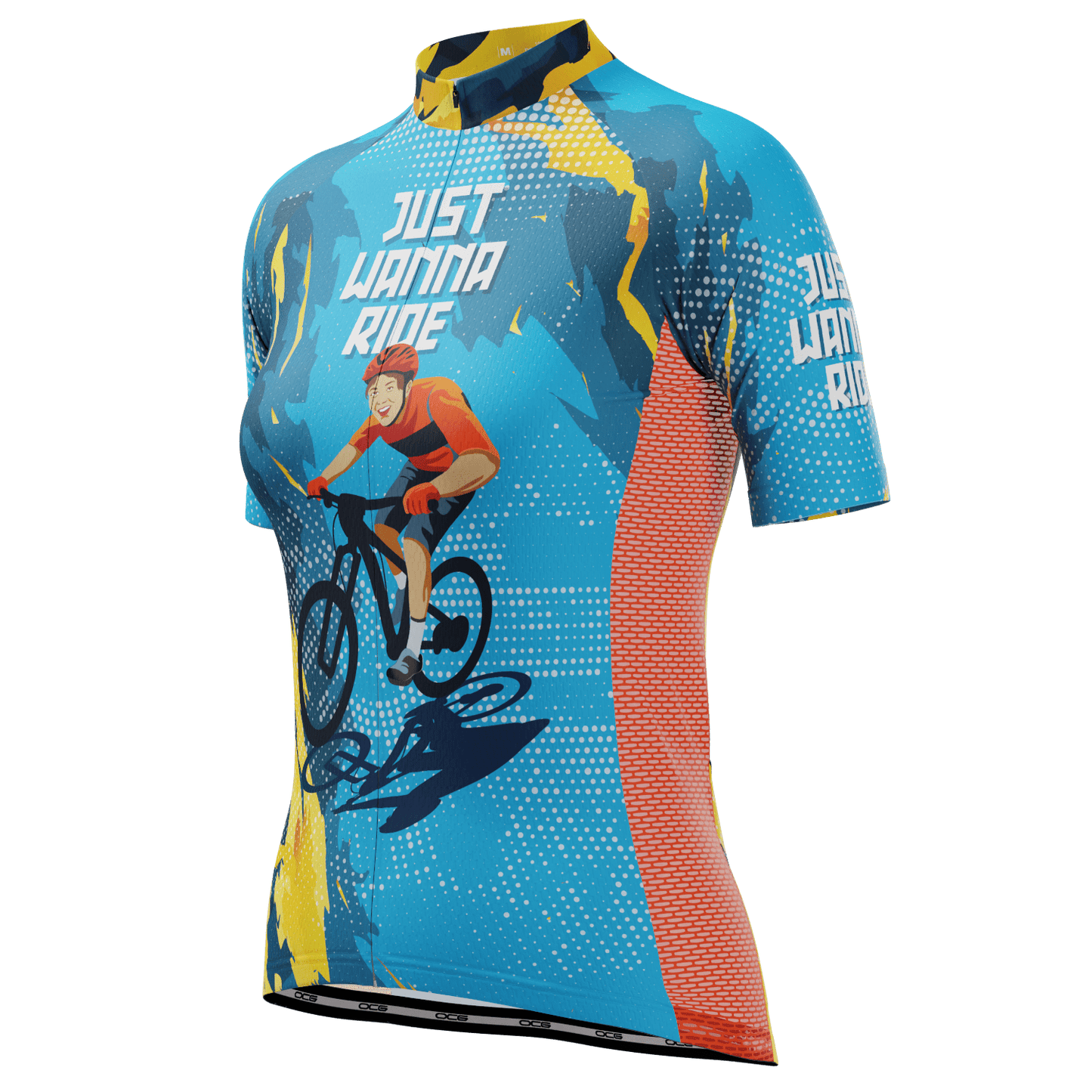Women's Just Wanna Ride Short Sleeve Cycling Jersey