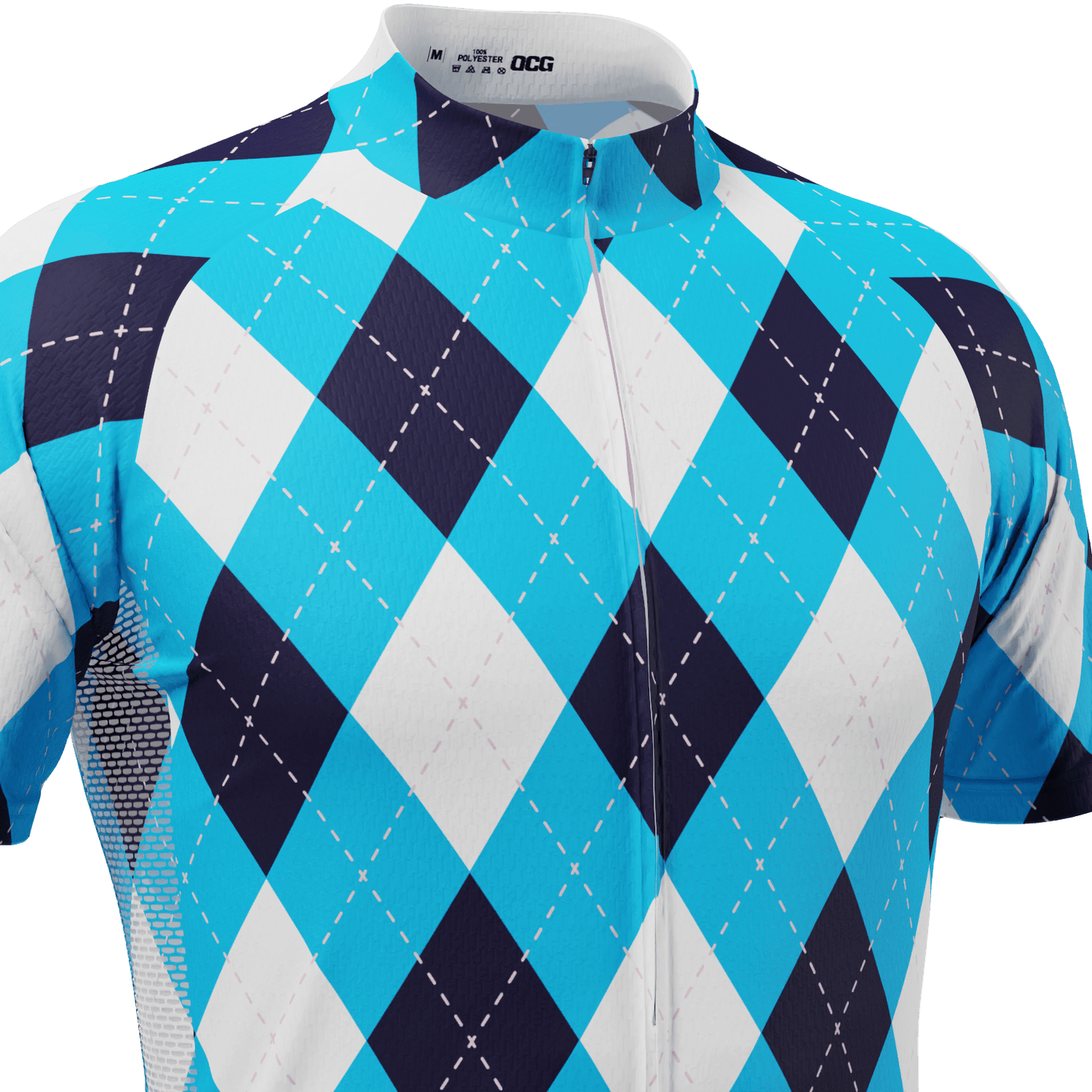Men's Patchwork Short Sleeve Cycling Jersey