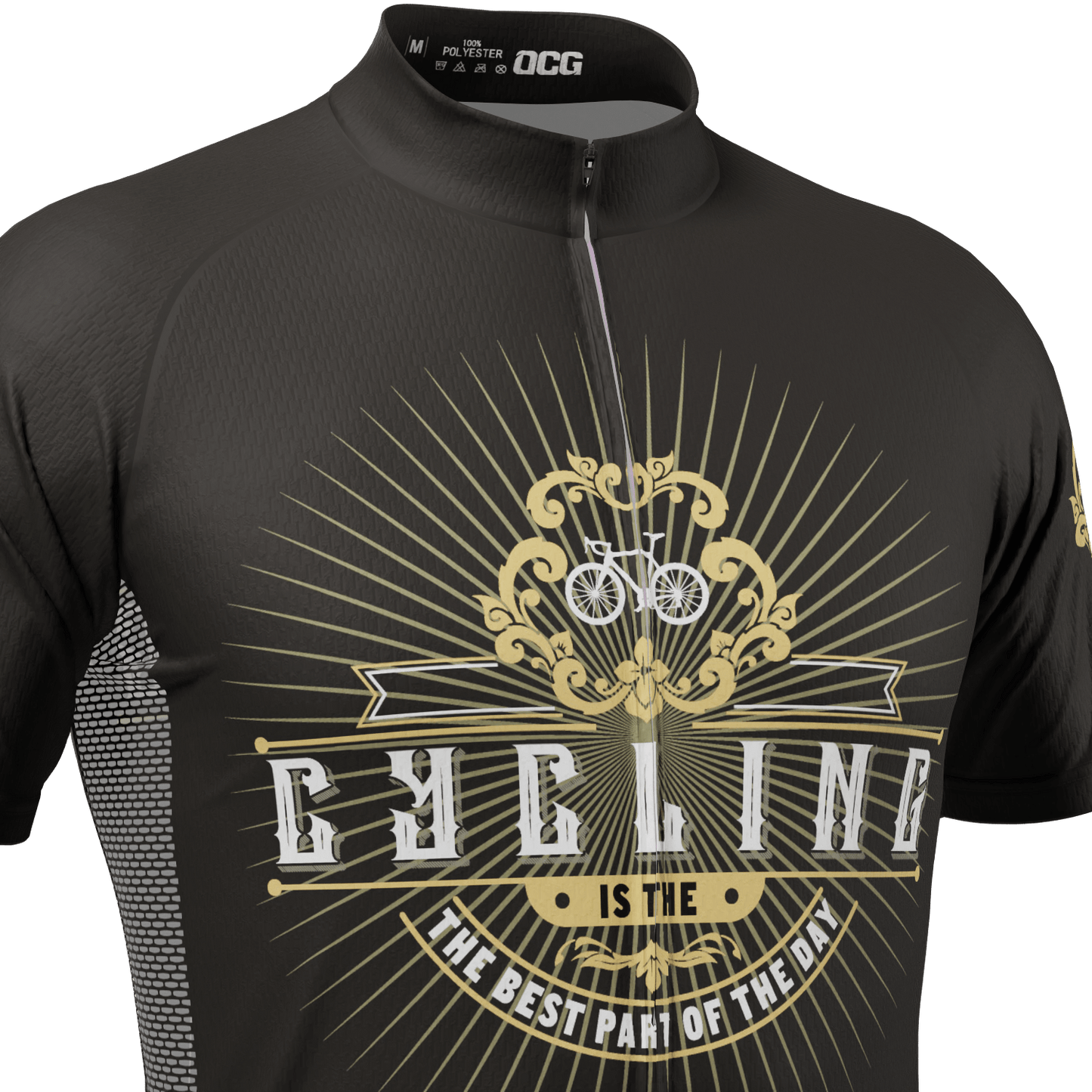Men's Cycling Is The Best Part Of The Day Short Sleeve Cycling Jersey