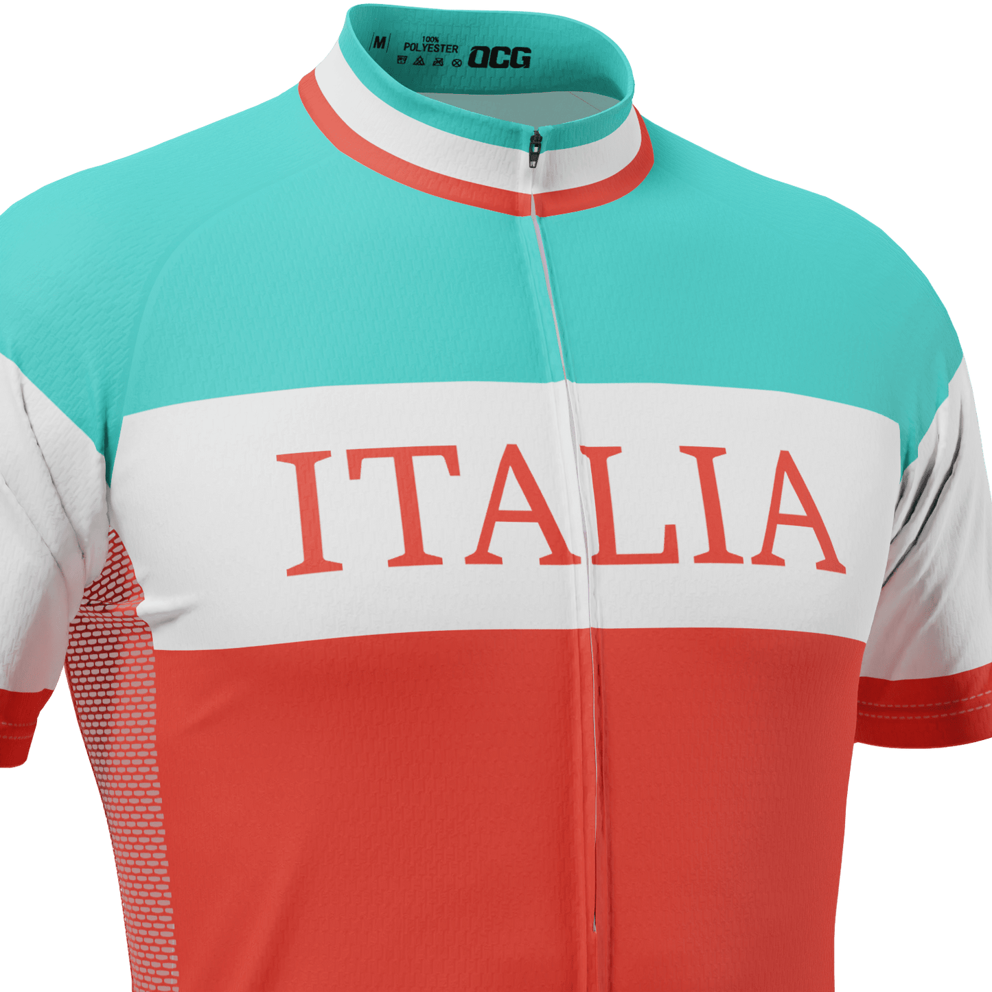 Men's Italia Flag Pro Short Sleeve Cycling Jersey