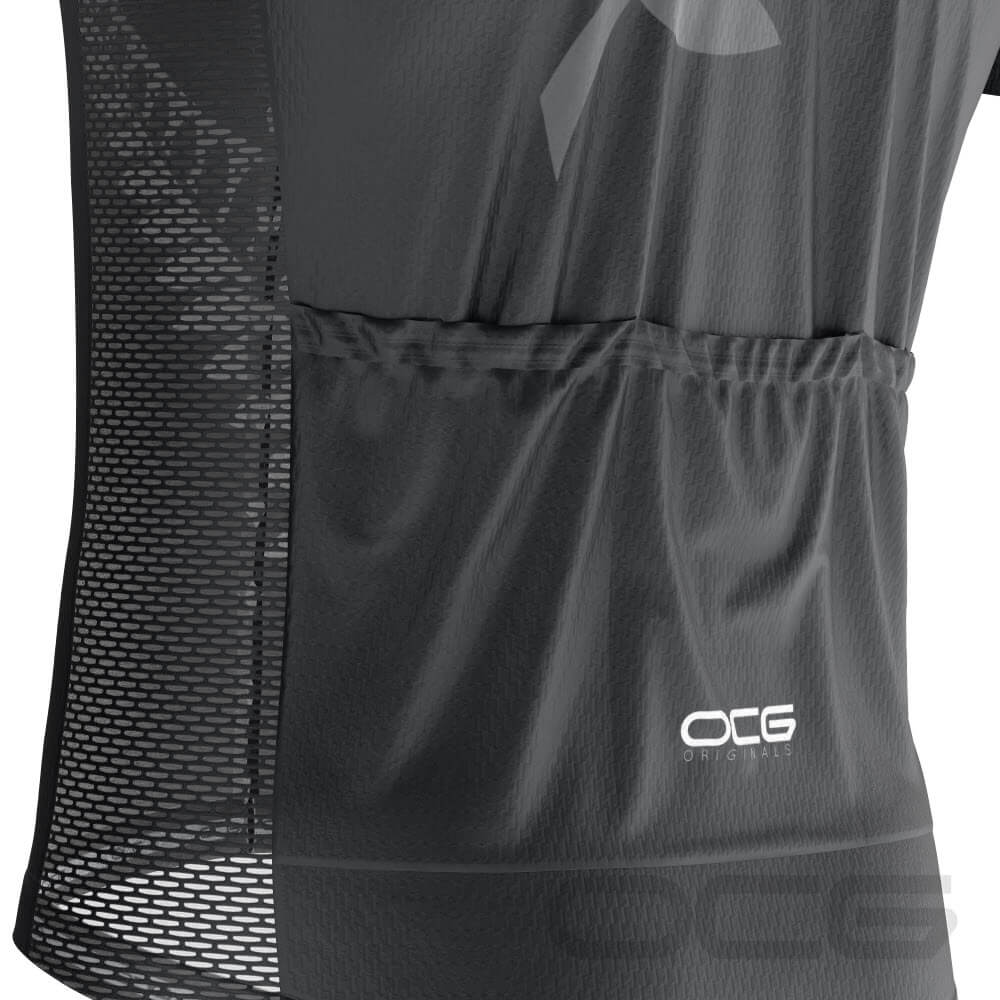 Men's New Zealand Silver Fern National Flag 2 Piece Cycling Kit