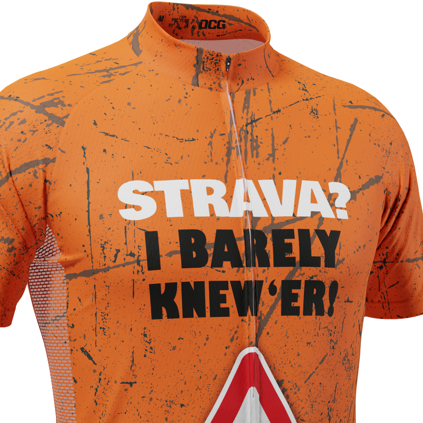 Men's Strava? I Barely Knew 'Er! Short Sleeve Cycling Jersey