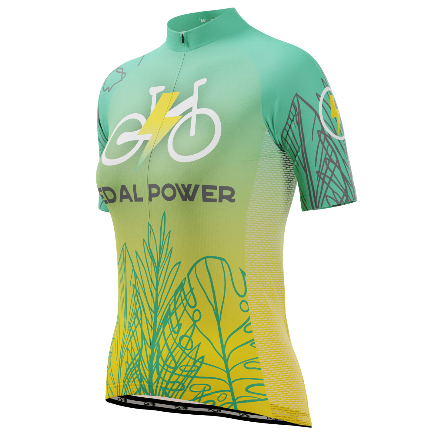 Women's Pedal Power Short Sleeve Cycling Jersey