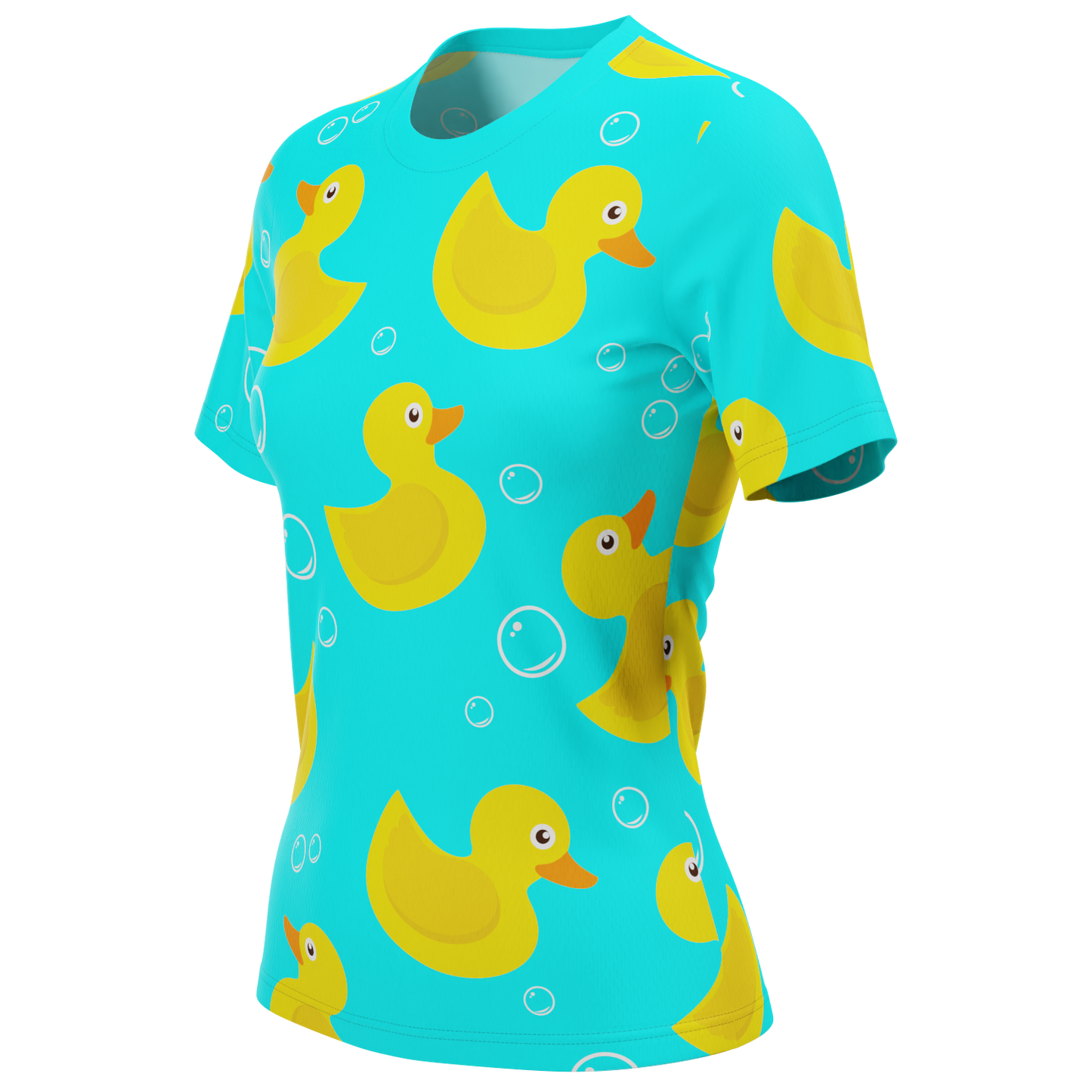 Women's Rubber Duck Short Sleeve Running Shirt