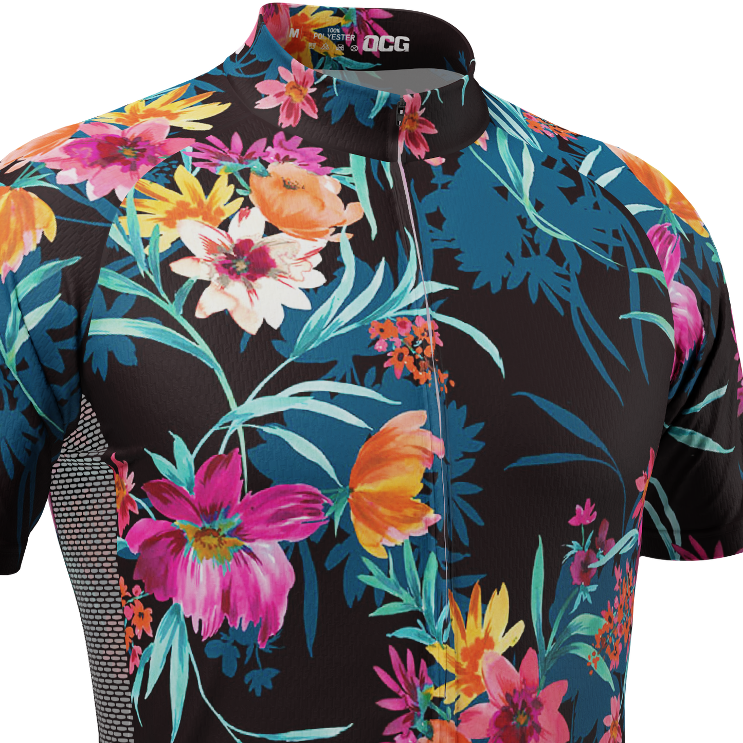 Men's Tropical Bloom Short Sleeve Cycling Jersey