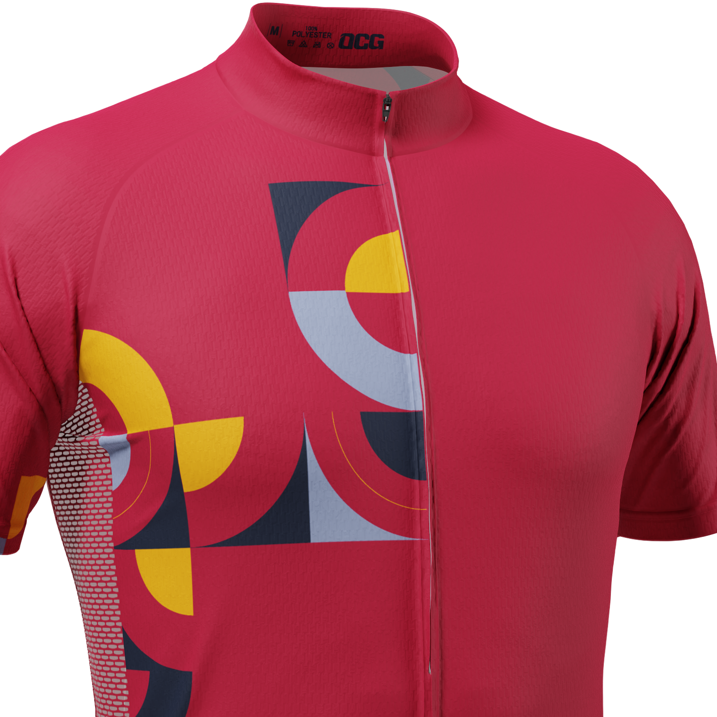 Men's Mosaic Blocks Short Sleeve Cycling Jersey