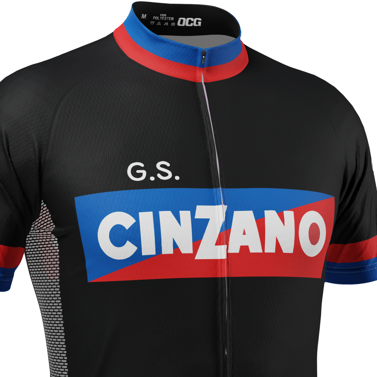 Men's Vintage Cinzano Short Sleeve Cycling Jersey