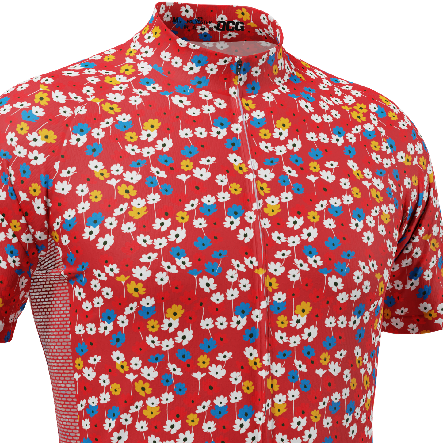 Men's Ditsy Floral Short Sleeve Cycling Jersey