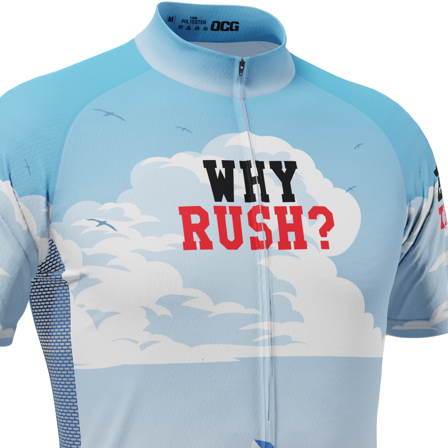 Men's Why Rush Short Sleeve Cycling Jersey