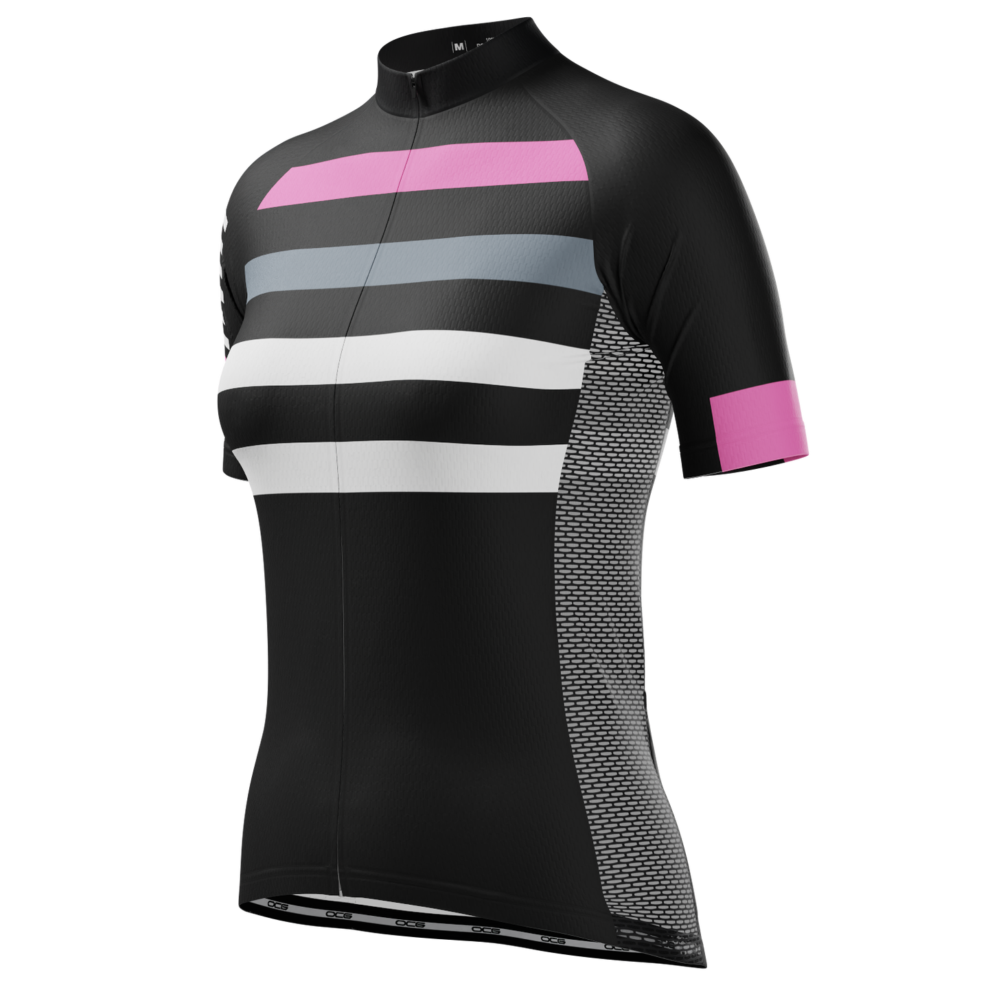 Women's Four Stripes Short Sleeve Cycling Jersey