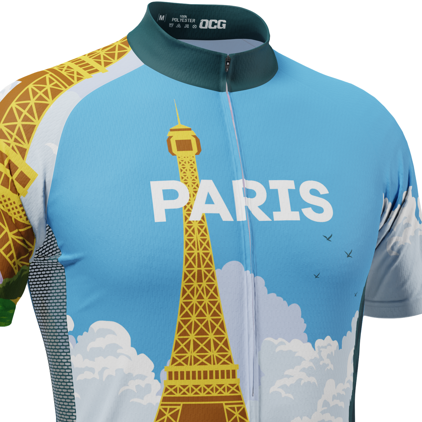 Men's Around The World - Paris Short Sleeve Cycling Jersey