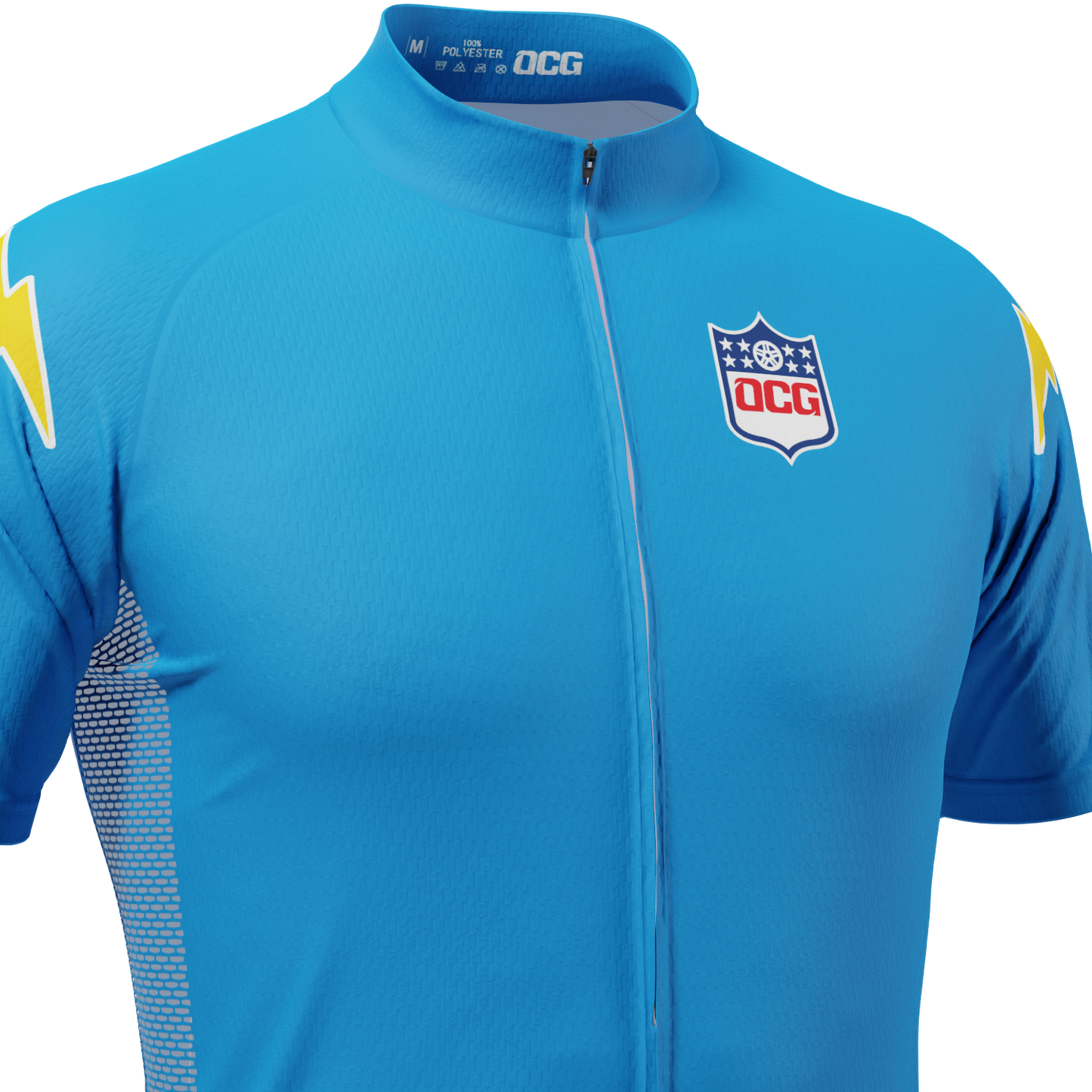 Men's Charger Football Short Sleeve Cycling Jersey