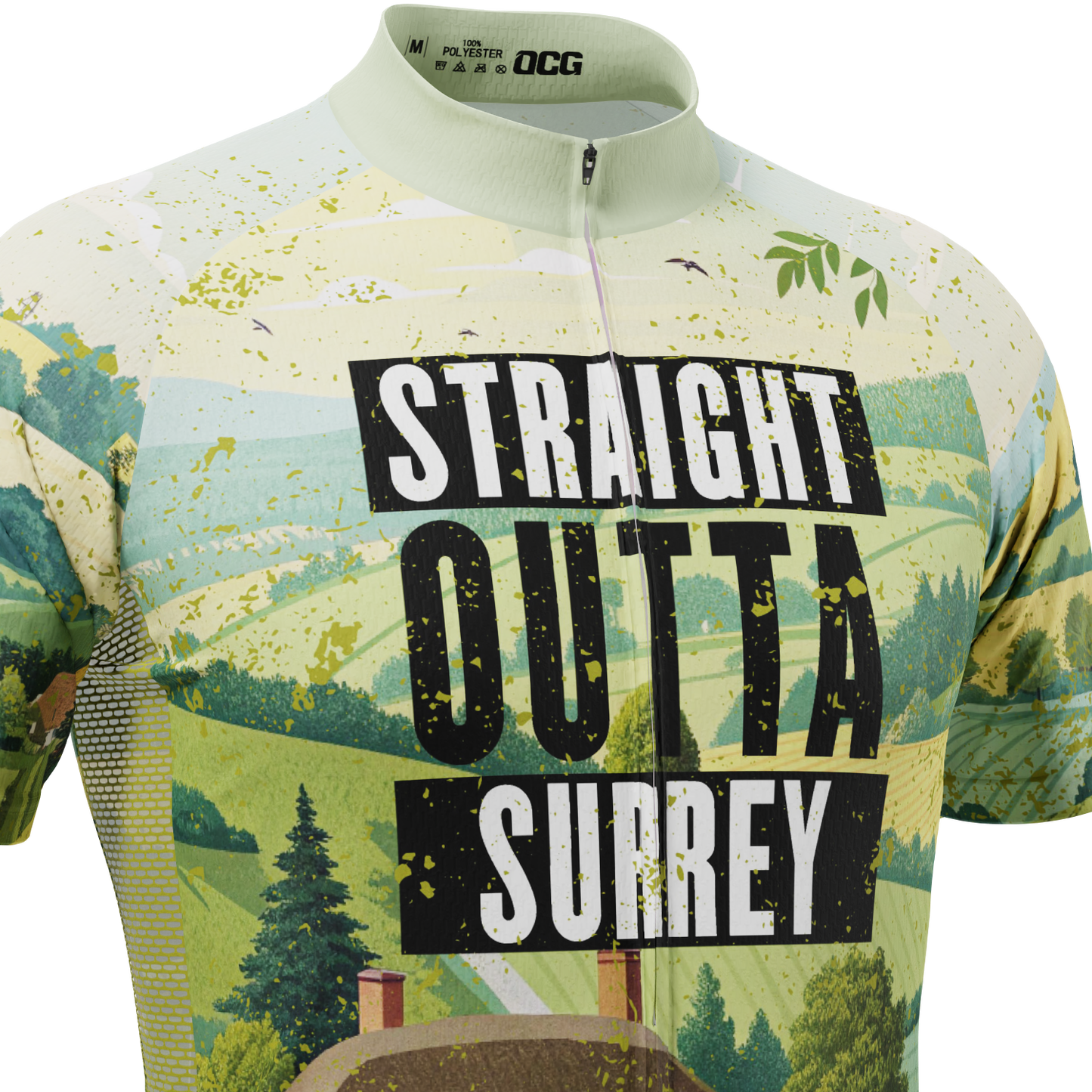 Men's Straight Outta Surrey Short Sleeve Cycling Jersey