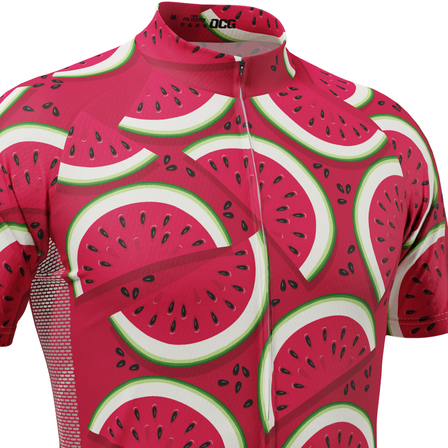 Men's Full Watermelon Fruity Short Sleeve Cycling Jersey
