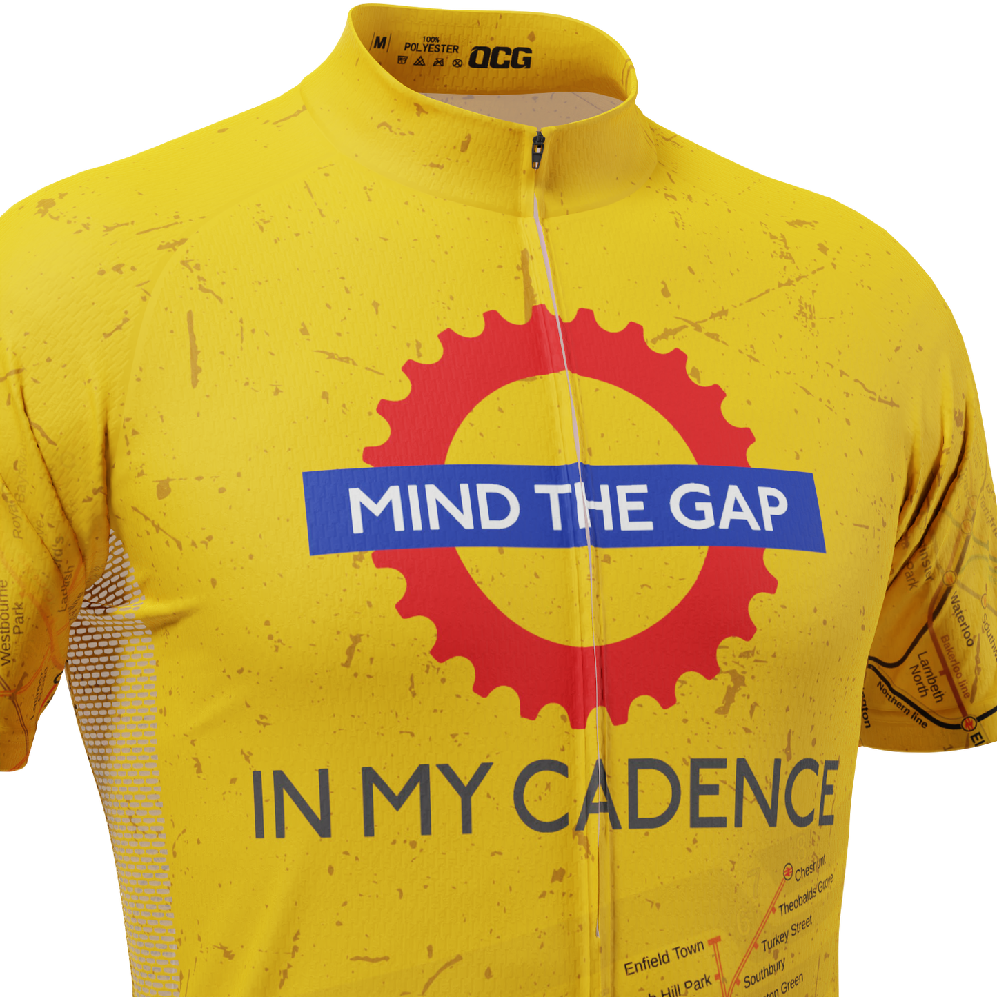 Men's Mind the Gap in My Cadence Short Sleeve Cycling Jersey