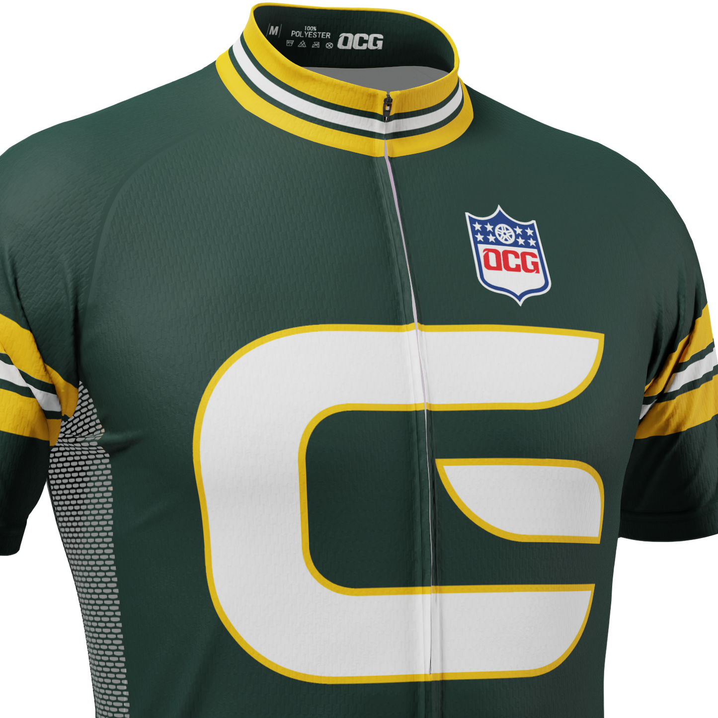 Men's Green Bay Football Short Sleeve Cycling Jersey